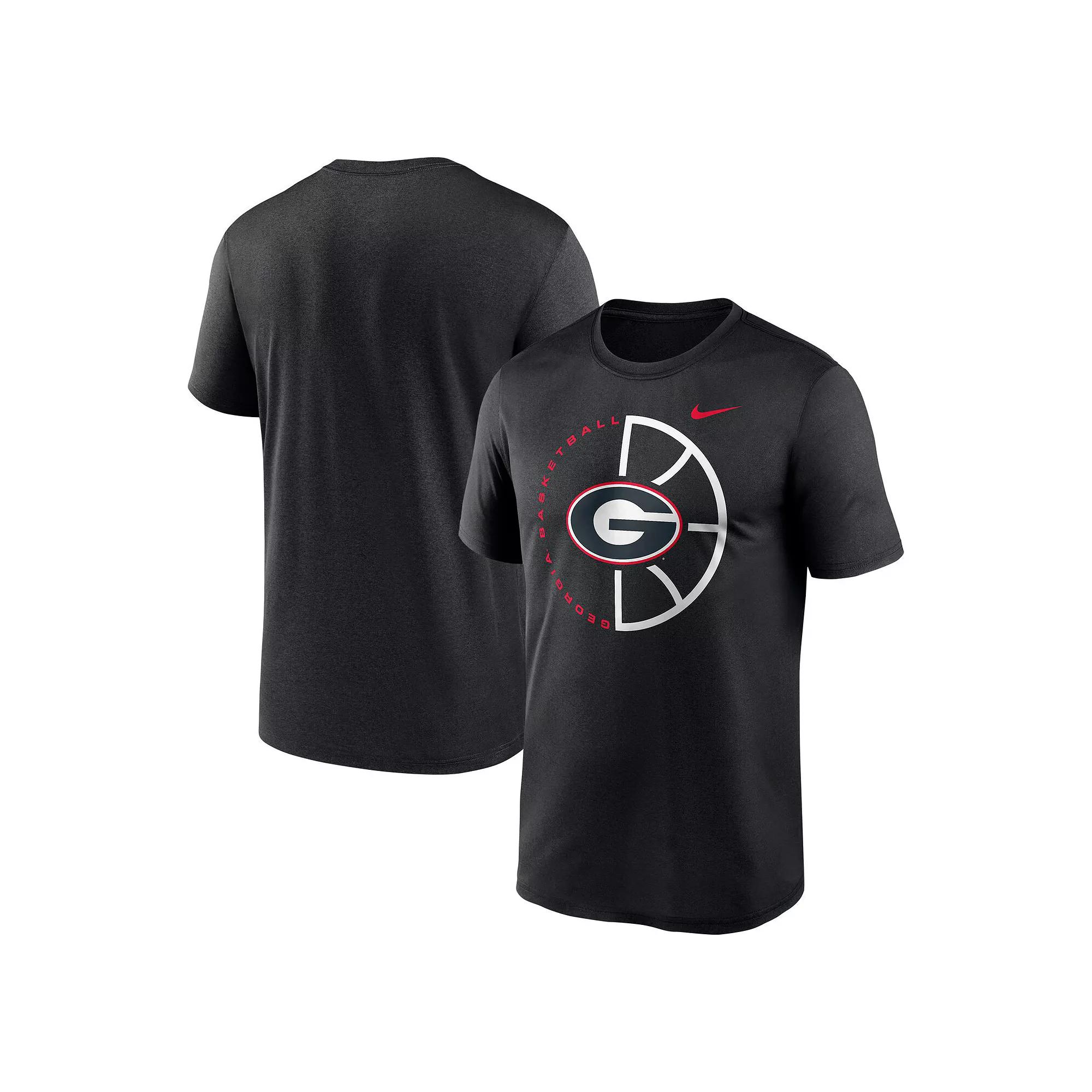 Men's Nike Black Georgia Bulldogs Legend Basketball Icon Performance T-Shirt,  Product Image