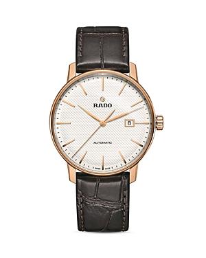 RADO Mens Coupole Classic Automatic Leather Strap Watch Product Image