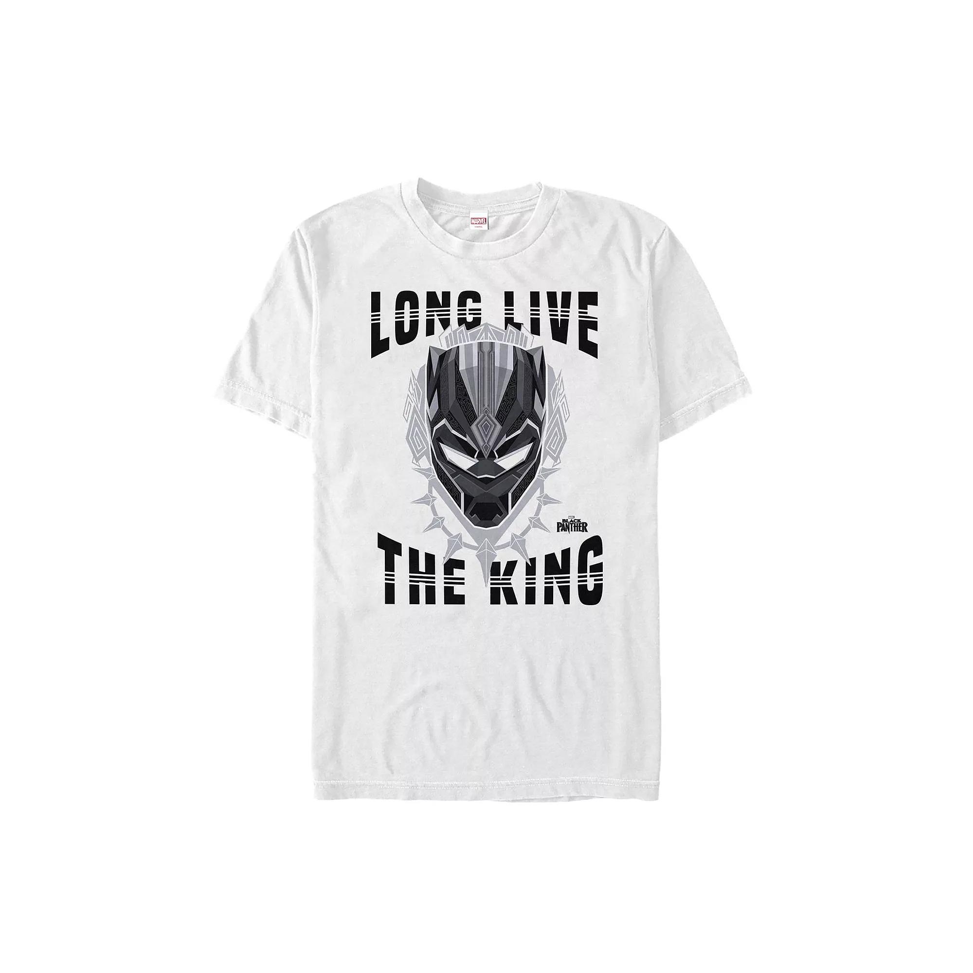 Men's Marvel Black Panther Long Live the King Graphic Tee,  Product Image