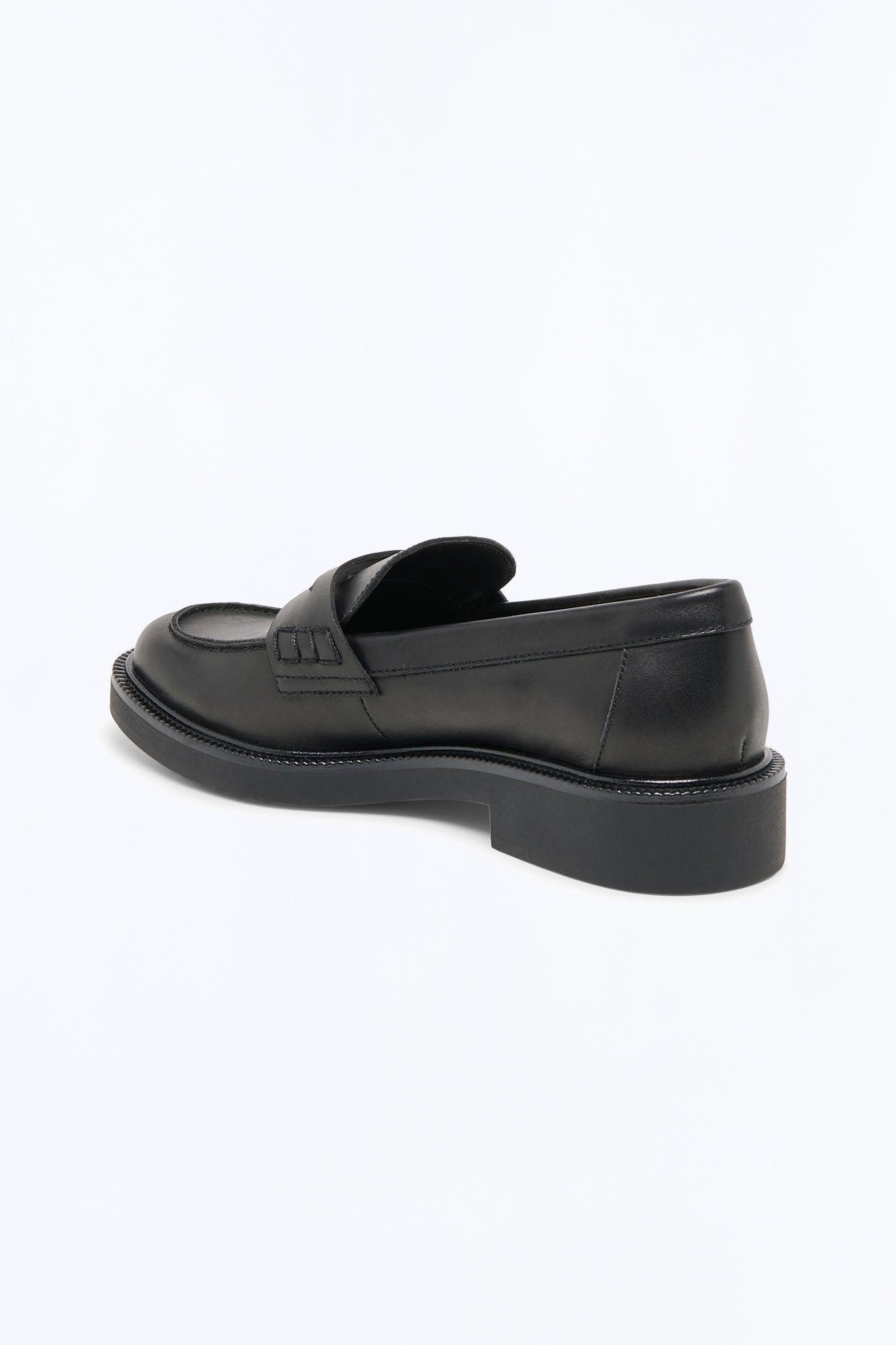 Dolce Vita Tiggy Crinkle Patent Loafers - Black Female Product Image