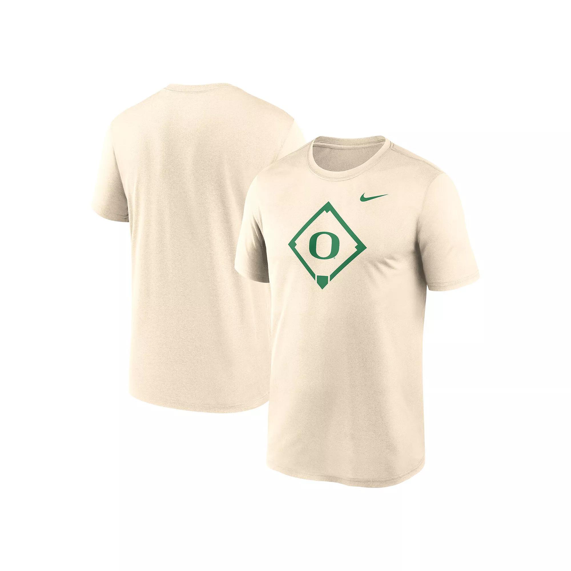 Men's Nike Cream North Carolina Tar Heels Legend Baseball Icon Performance T-Shirt, Size: Medium, Beige Product Image