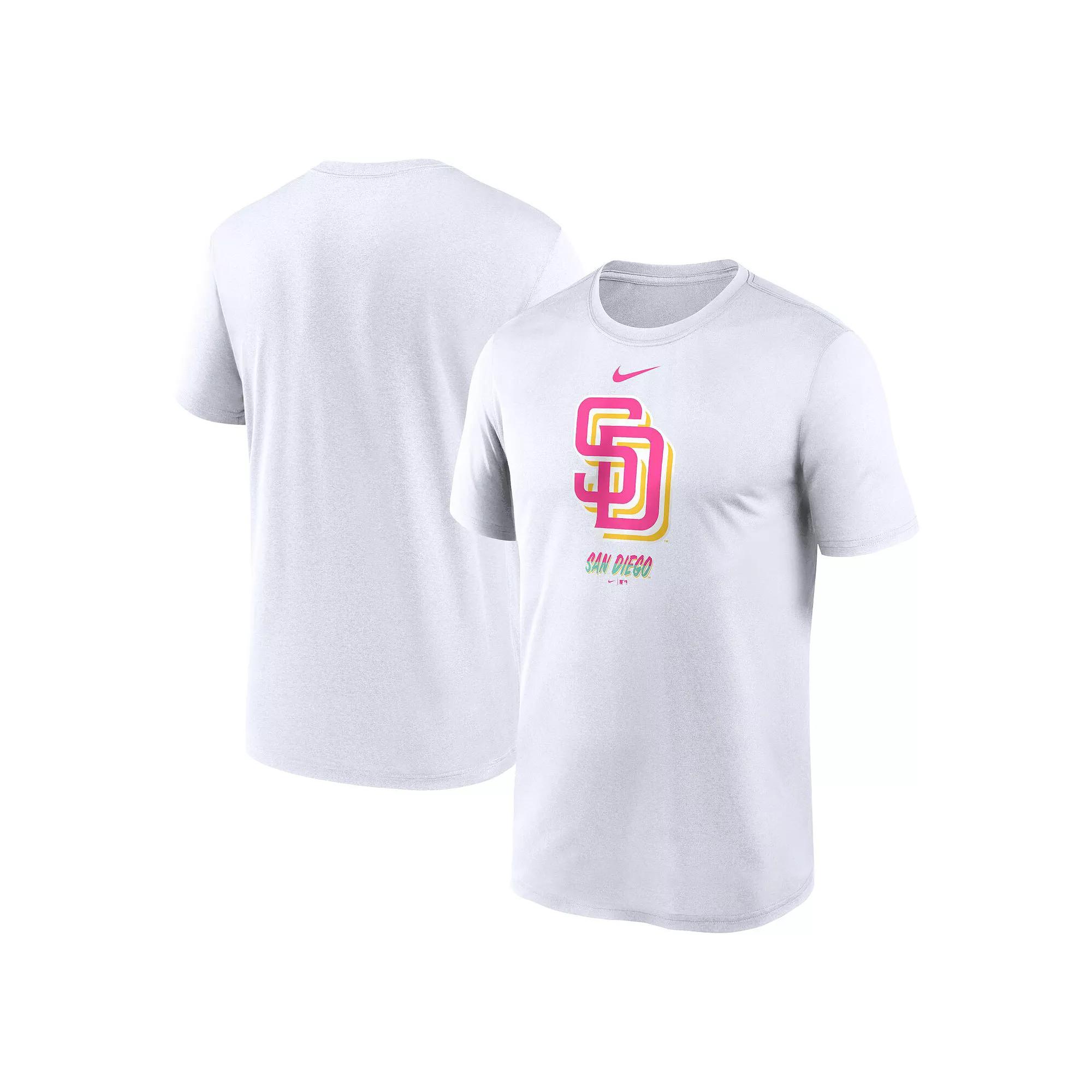 Men's Nike White San Diego Padres City Connect Logo T-Shirt,  Product Image