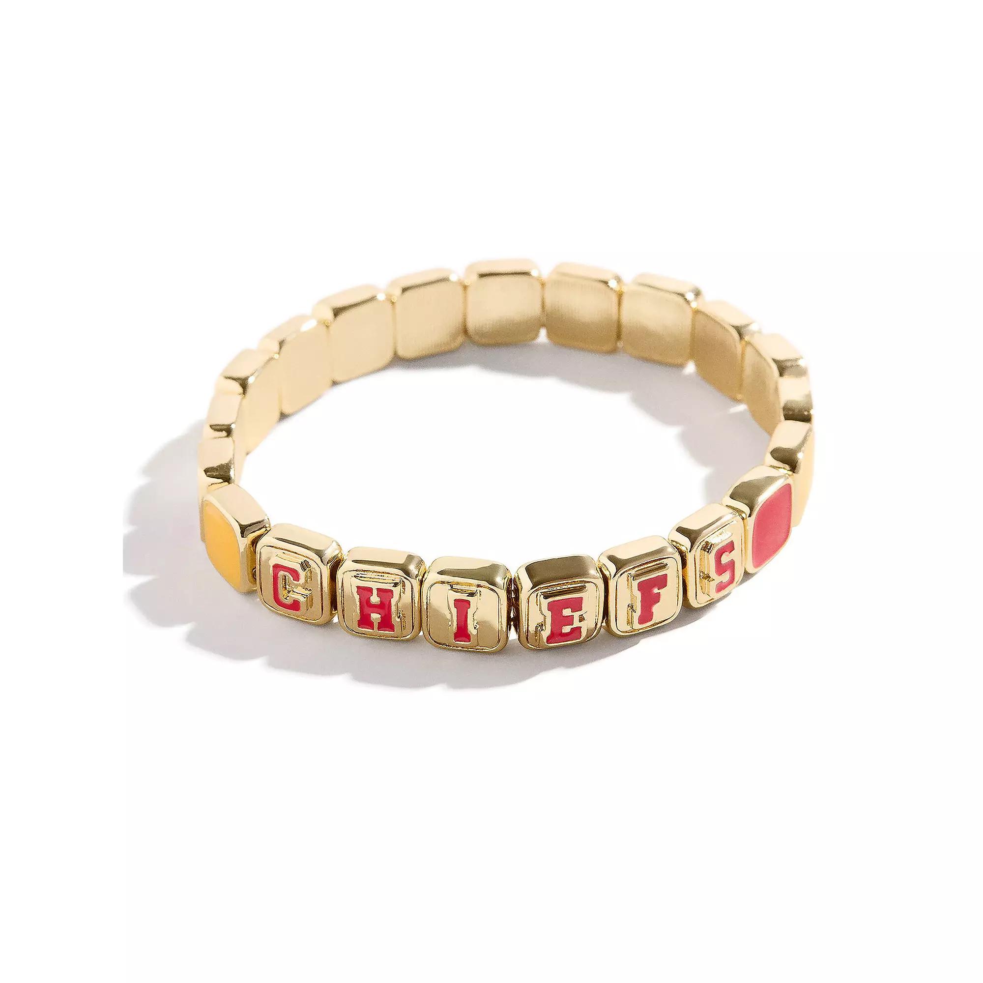WEAR by Erin Andrews x BaubleBar Kansas City Chiefs Tile Bracelet, Women's, Team Product Image