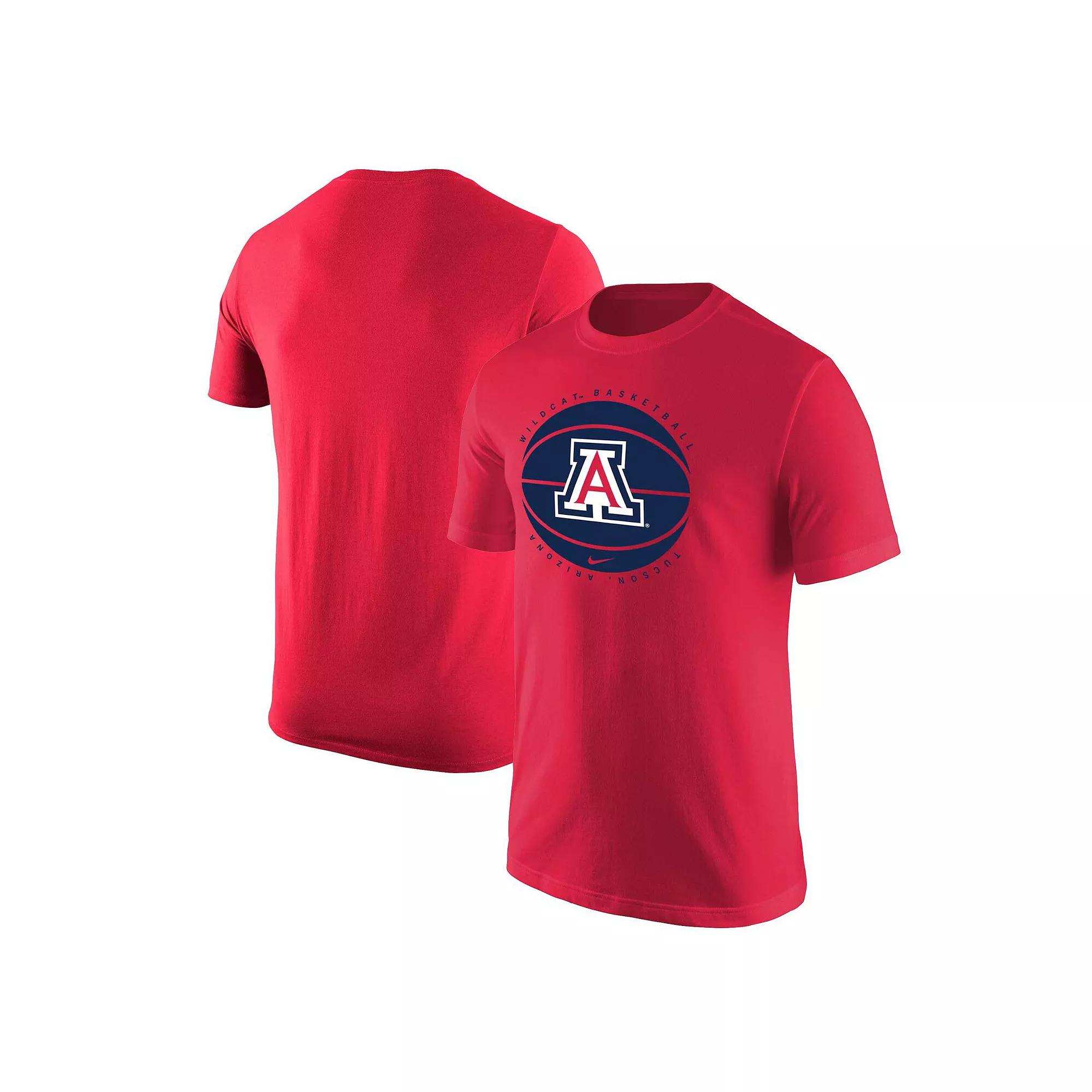 Men's Nike Red Arizona Wildcats Basketball Logo T-Shirt, Size: 2XL Product Image