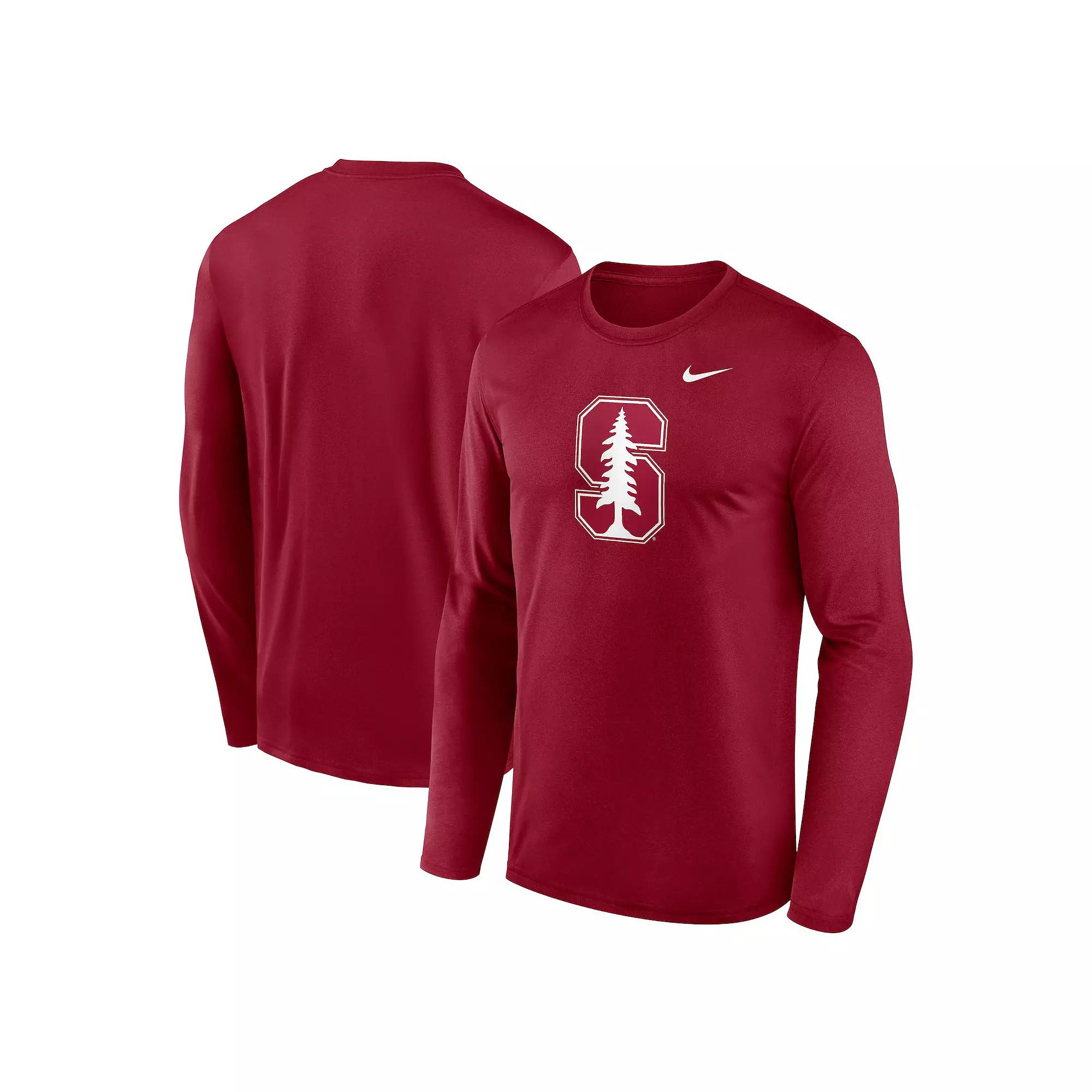 Men's Nike Cardinal Stanford Cardinal Primetime Primary Legend Long Sleeve T-Shirt,  Product Image