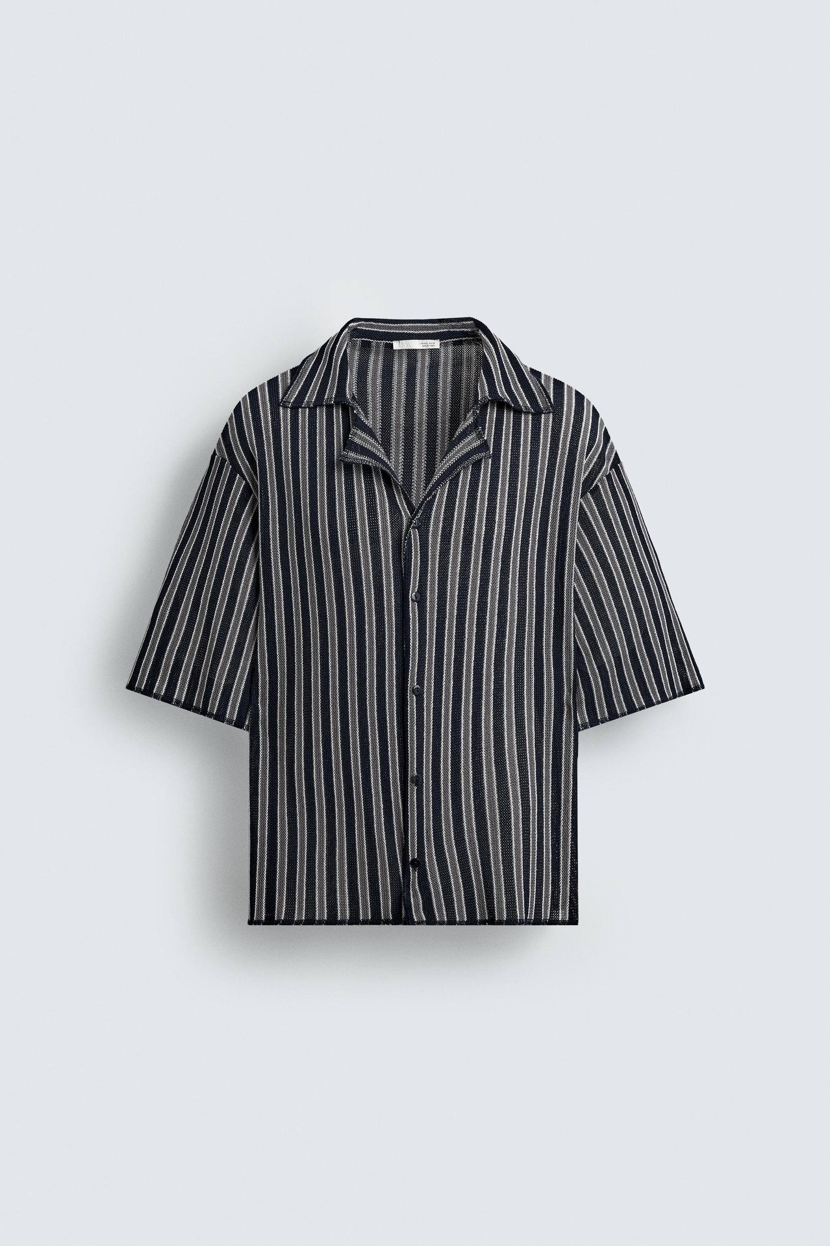 STRIPED JACQUARD SHIRT Product Image