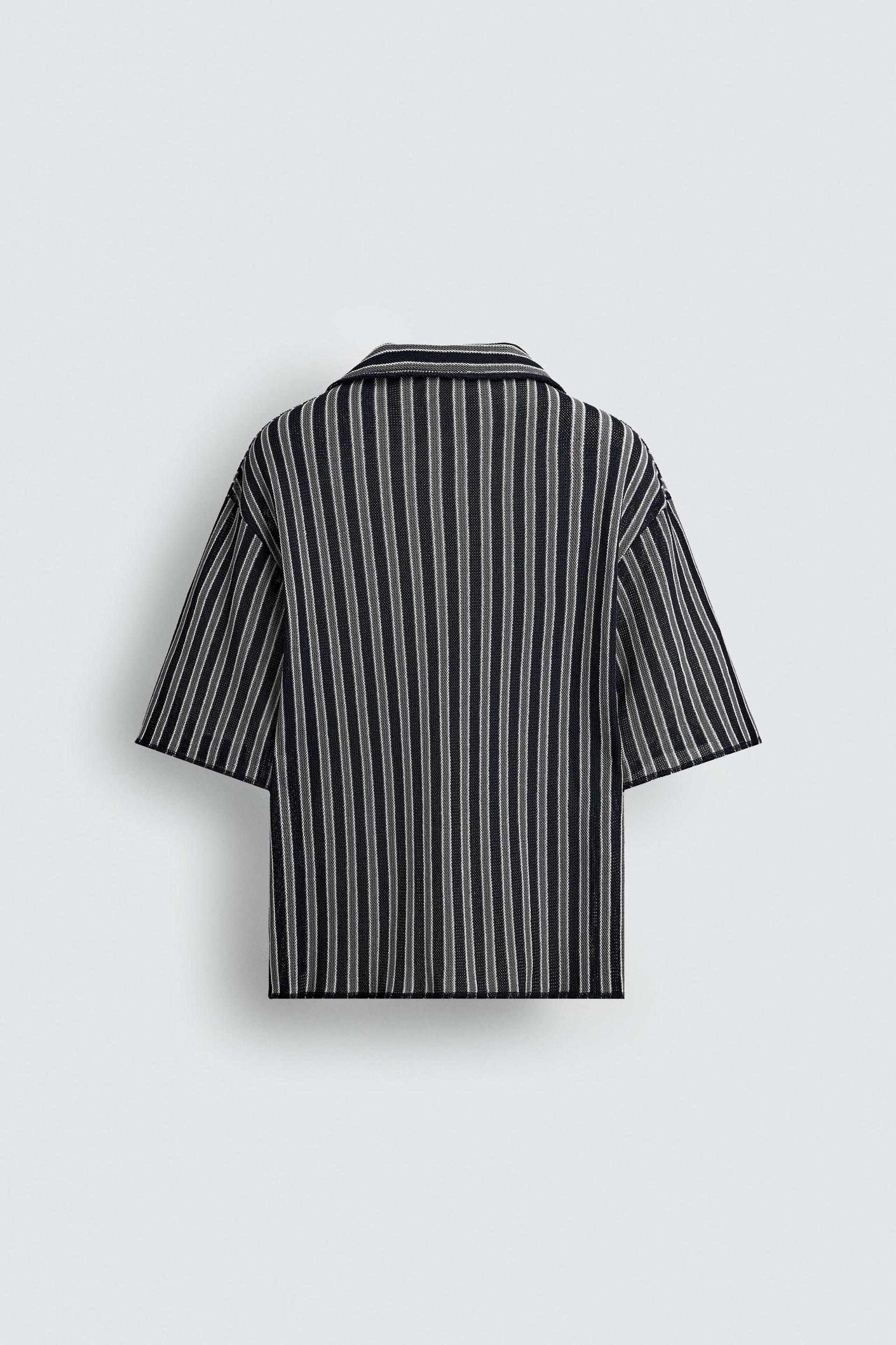 STRIPED JACQUARD SHIRT Product Image
