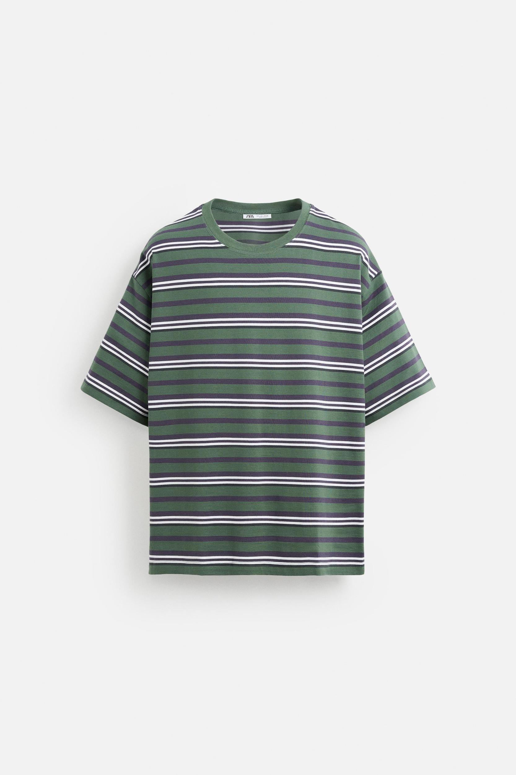 STRIPED JACQUARD T-SHIRT Product Image