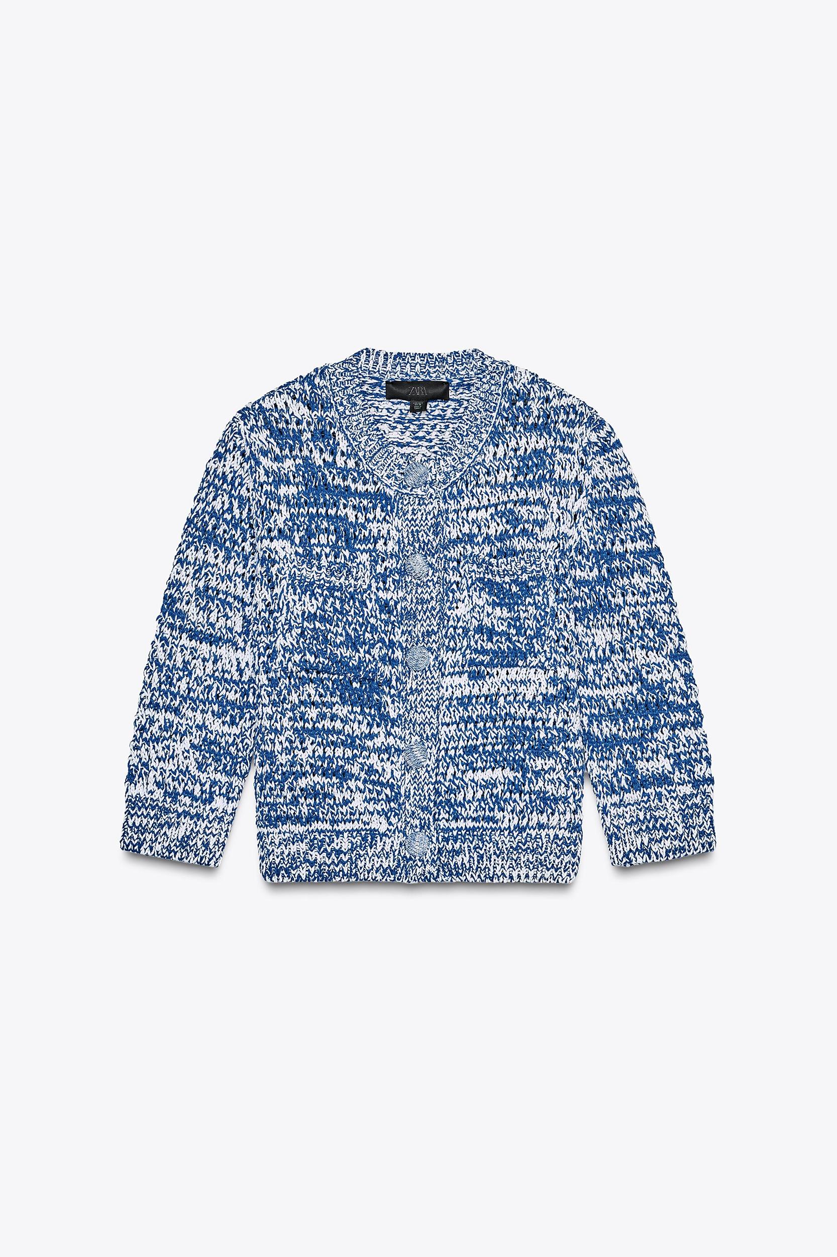 CARDIGAN WITH THREE-QUARTER SLEEVES Product Image