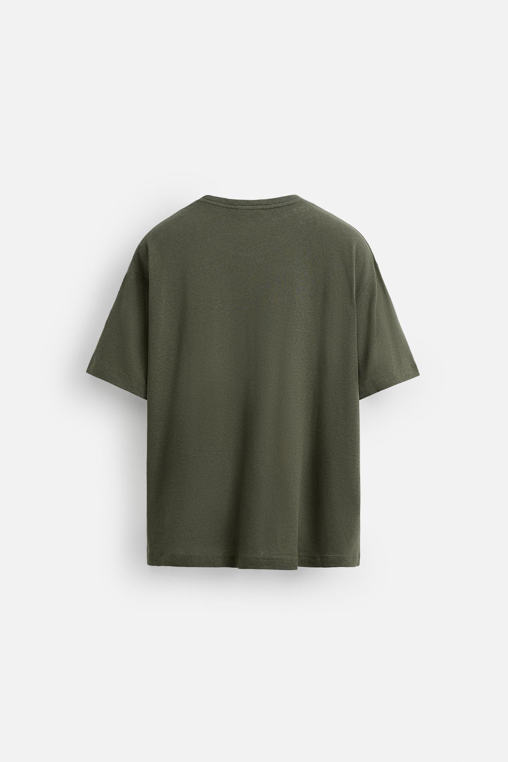 LINEN - COTTON T-SHIRT Product Image