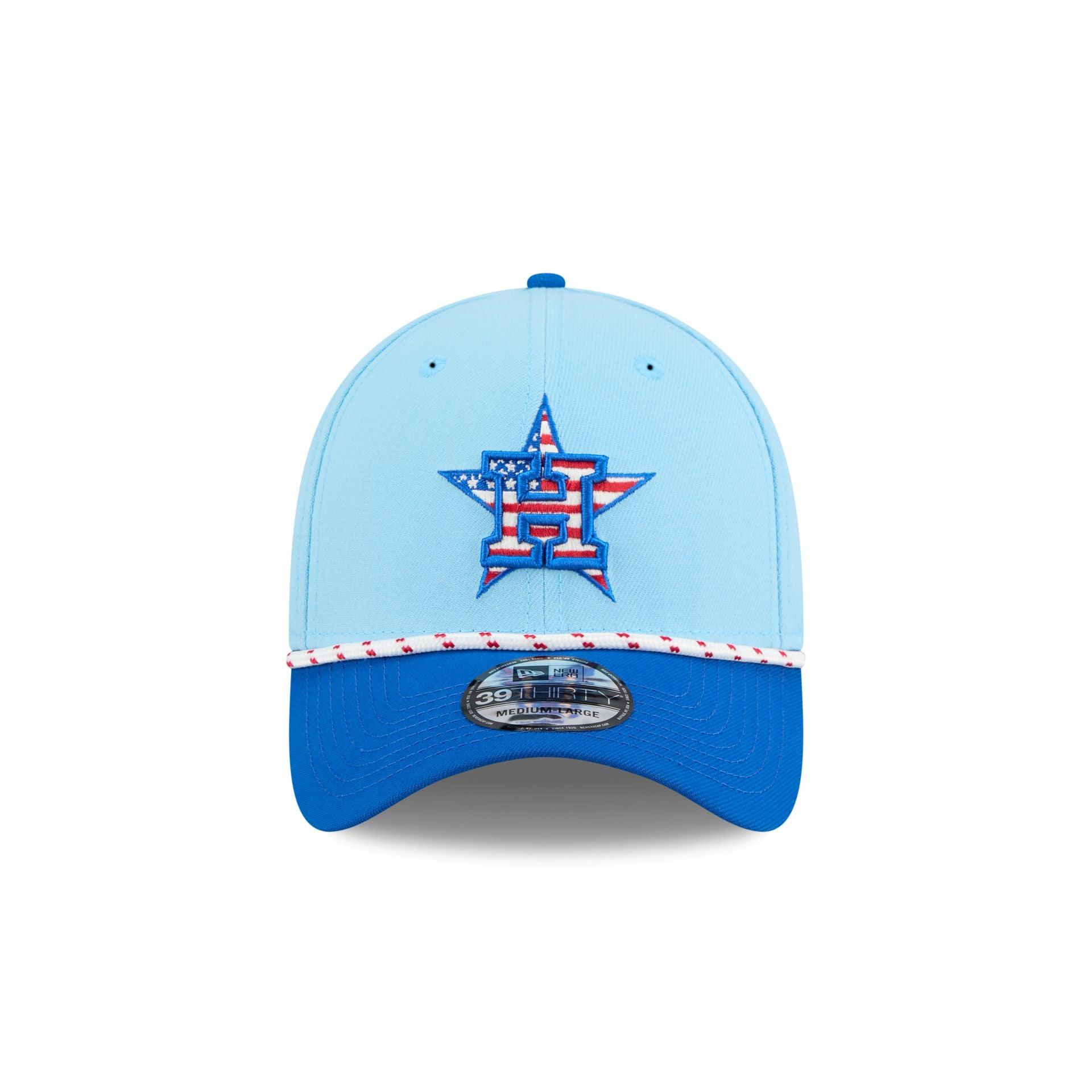 Houston Astros Independence Day 2025 39THIRTY Stretch Fit Hat Male Product Image