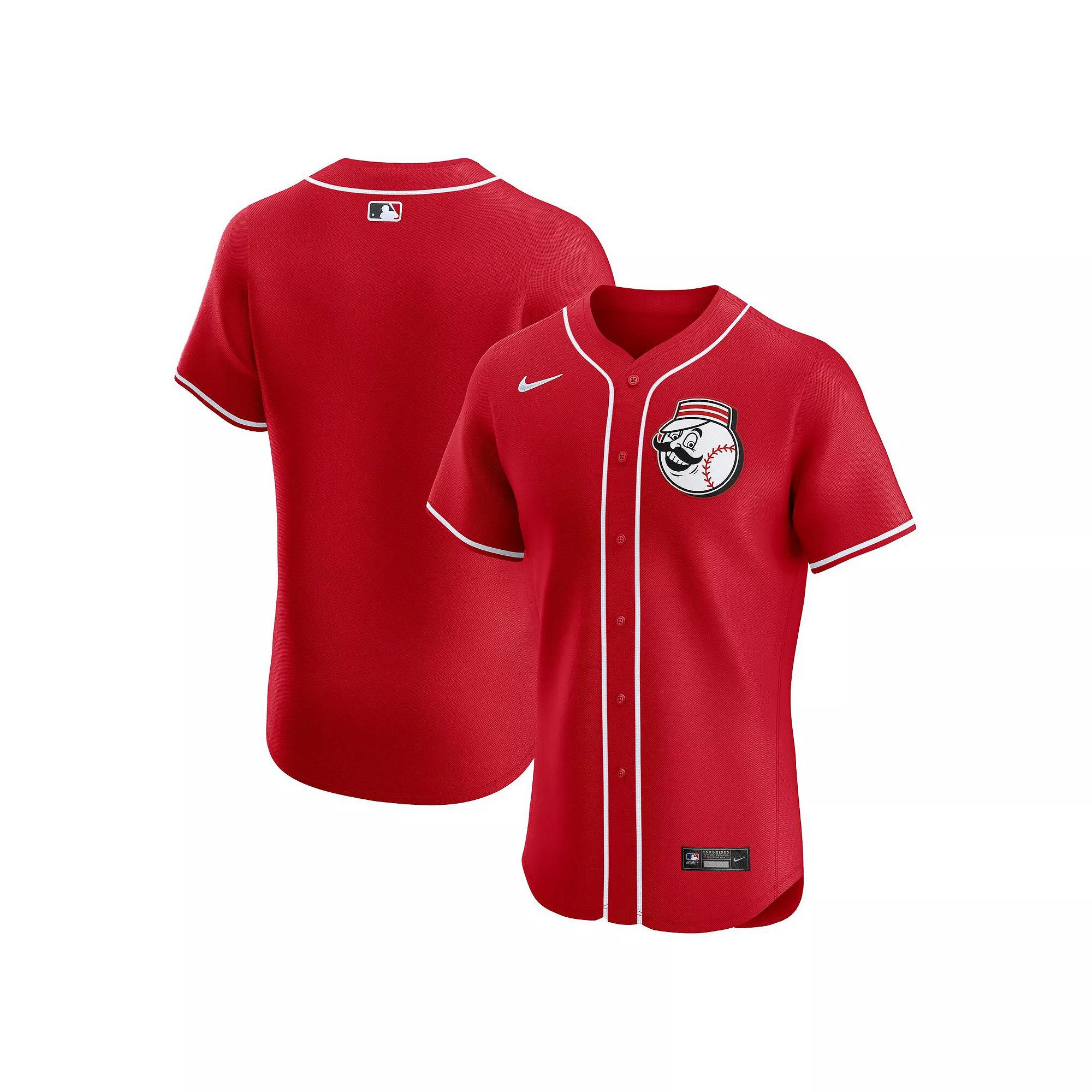 Men's Nike Red Cincinnati Reds Alternate Elite Jersey, Size: 44, Red Red Product Image