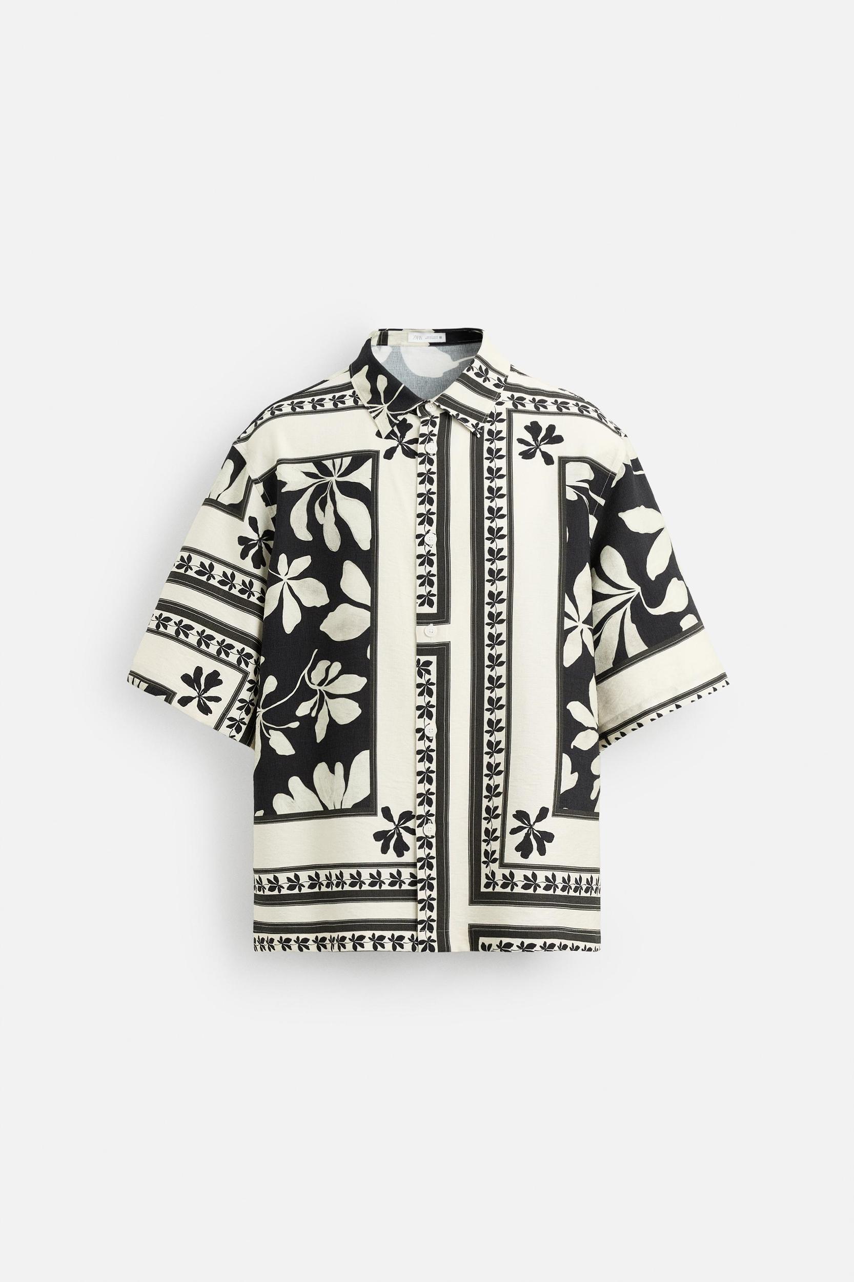 COMBINATION PRINT SHIRT Product Image