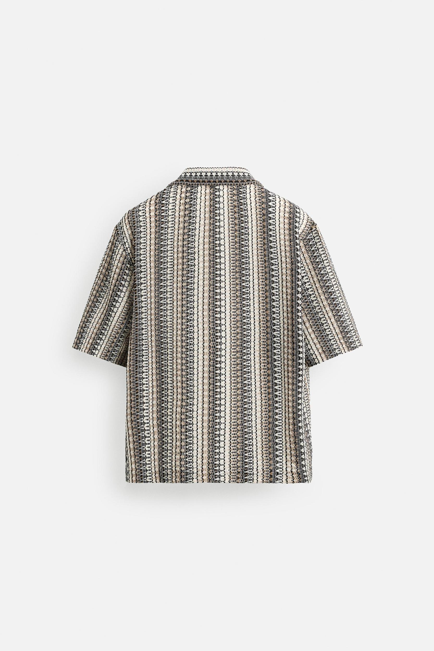 GEOMETRIC JACQUARD SHIRT Product Image