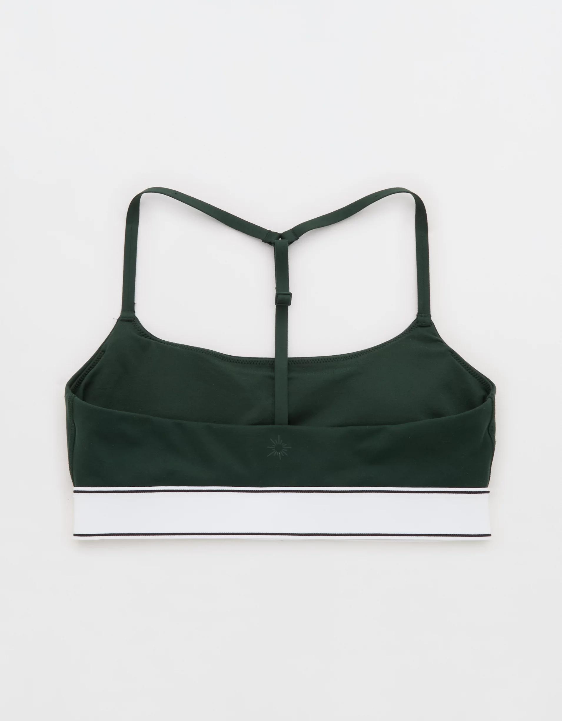 OFFLINE By Aerie The Hugger Logo Elastic Sports Bra Product Image