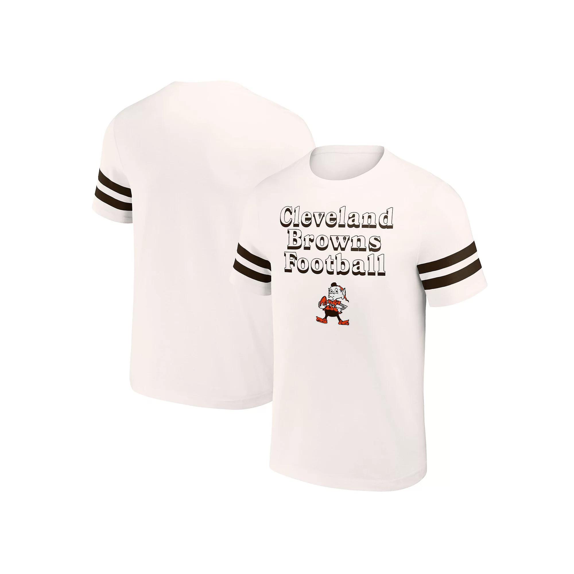Men's NFL x Darius Rucker Collection by Fanatics Cream Cleveland Browns Vintage T-Shirt, Size: XL, Beige Product Image