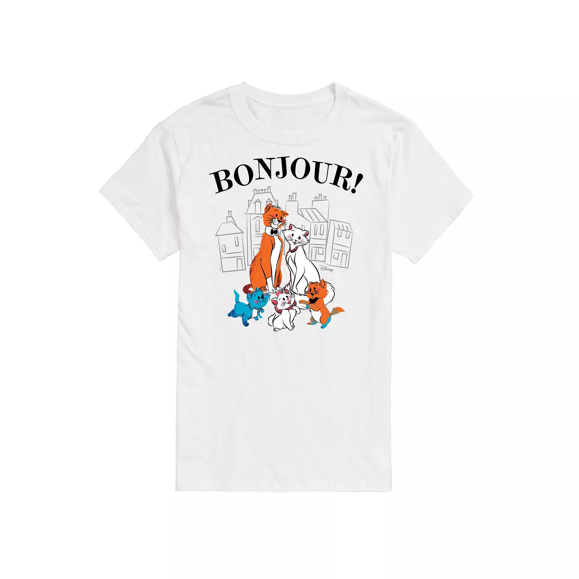 Disney's Aristocats Big & Tall Bonjour Graphic Tee, Men's,  Product Image