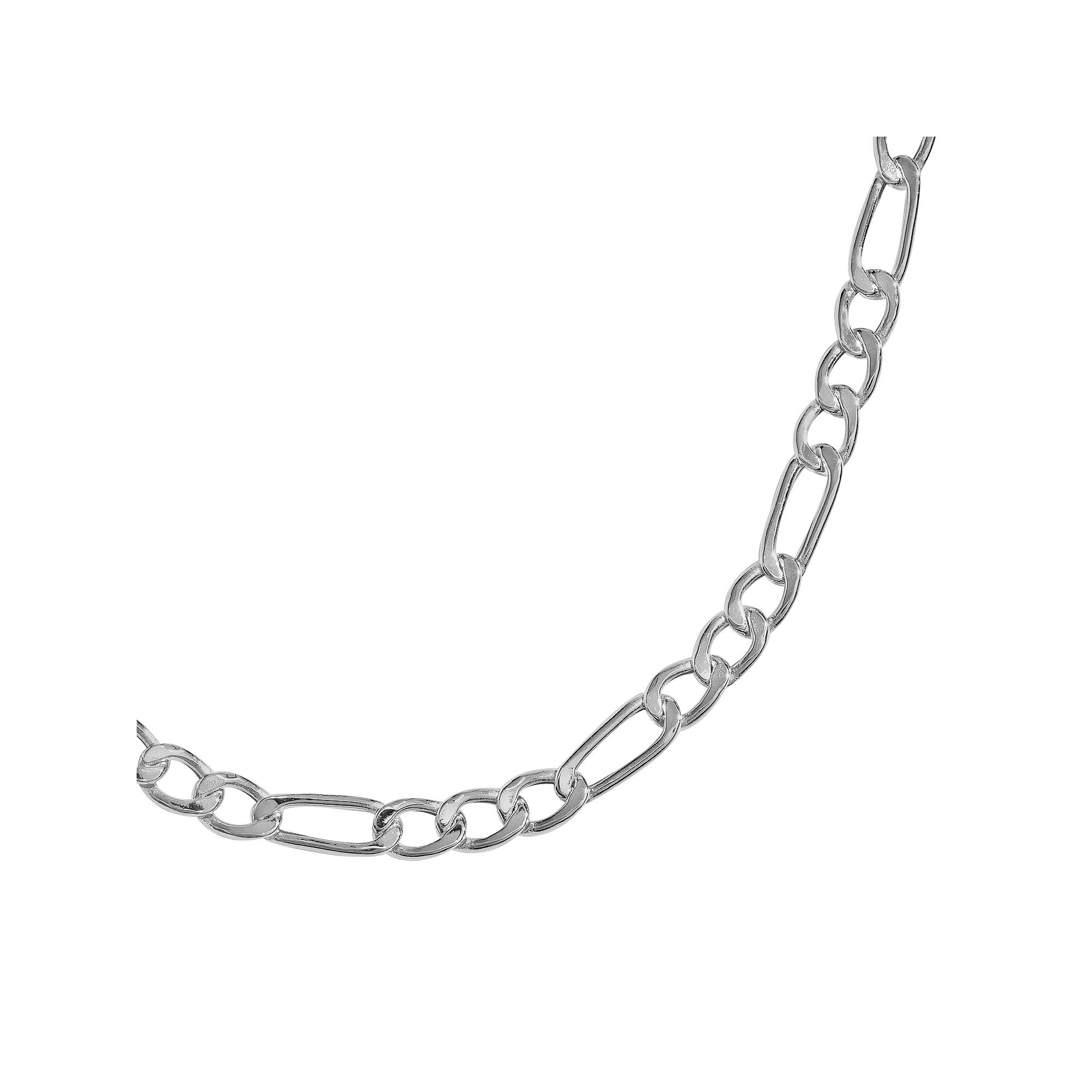 PRIMROSE Sterling Silver Figaro Chain Necklace, Women's, Size: 18", Multi Product Image