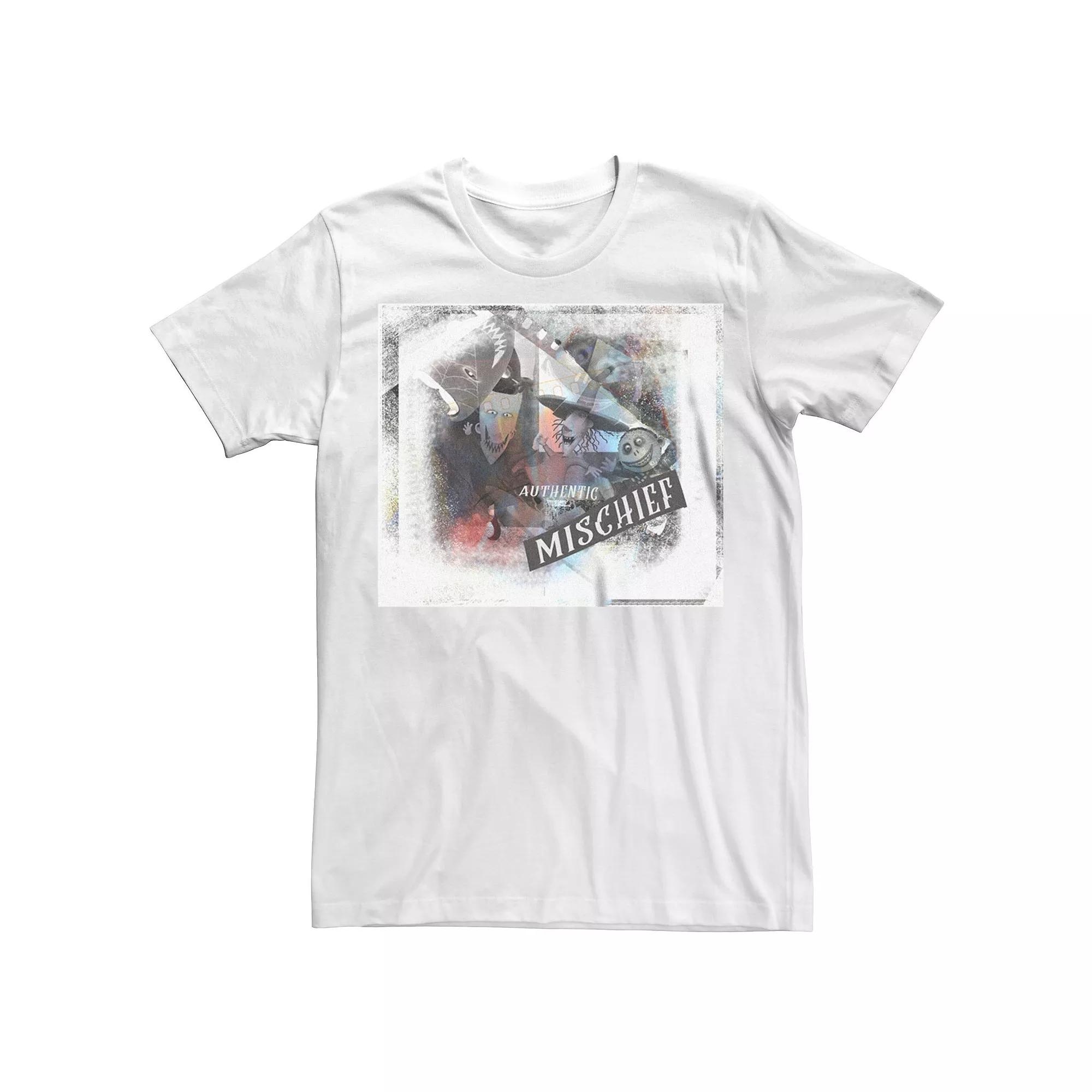 Disney's Nightmare Before Christmas Men's Authentic Mischief Graphic Tee,  Product Image