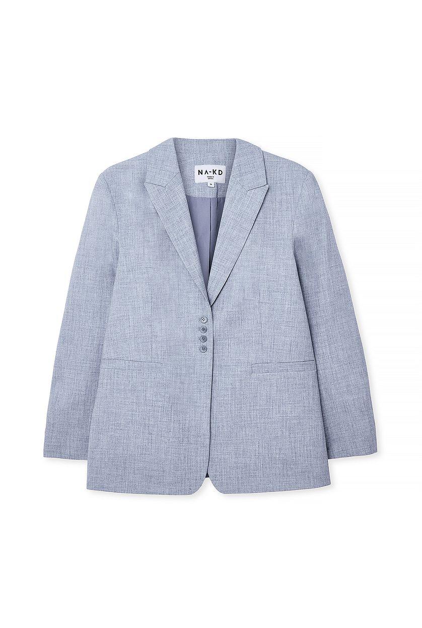Oversized Melange Blazer Product Image