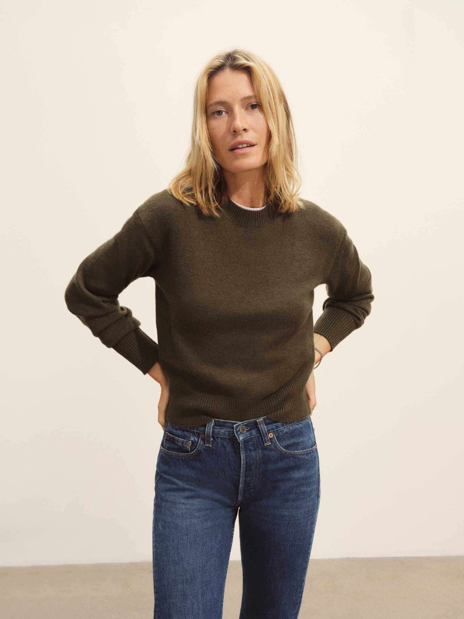Coastal Fern Idyllwild Cashmere Crew Product Image