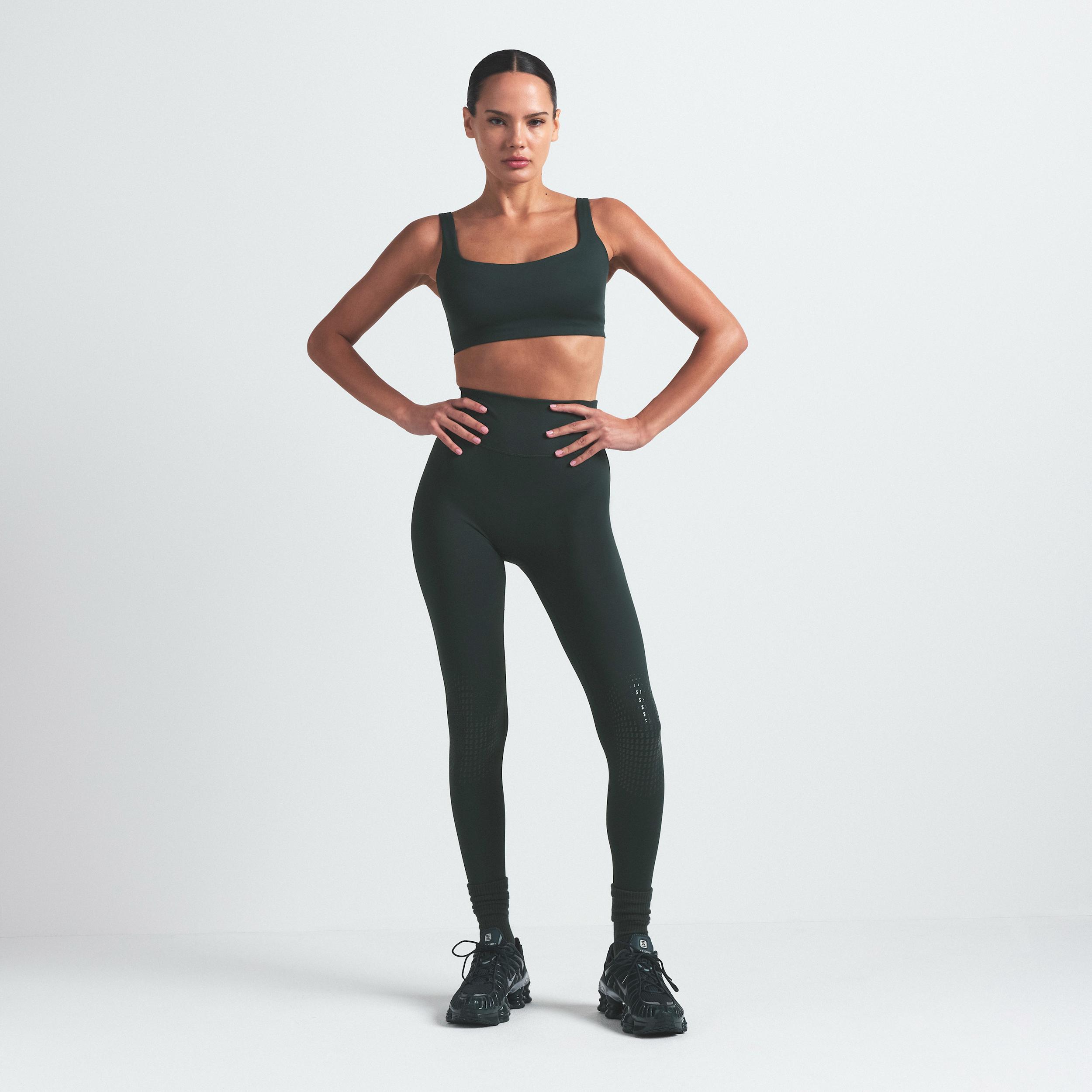 Nike Womens SKIMS Matte Scoop-Neck Bra | BRSPT2723-DKT Product Image