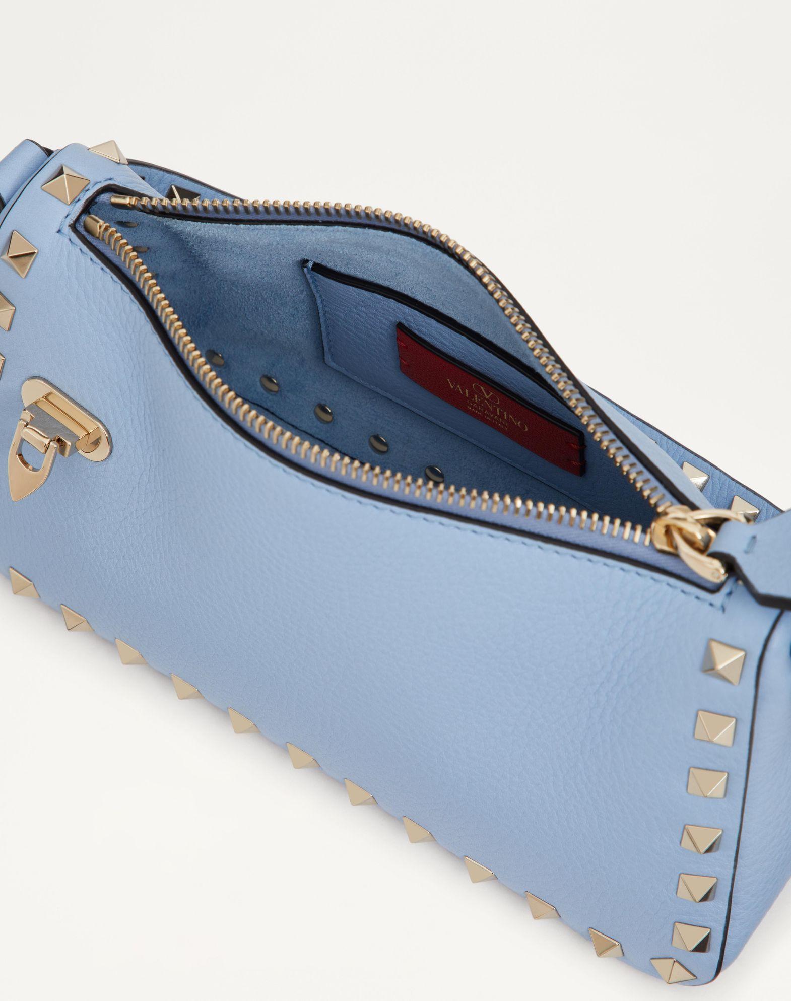 Small Rockstud Grainy Calfskin Crossbody Bag  Product Image