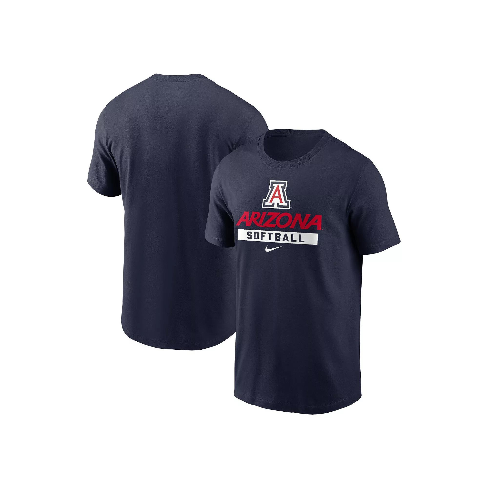 Men's Nike Navy Arizona Wildcats Softball T-Shirt, Size: 3XL, Blue Product Image