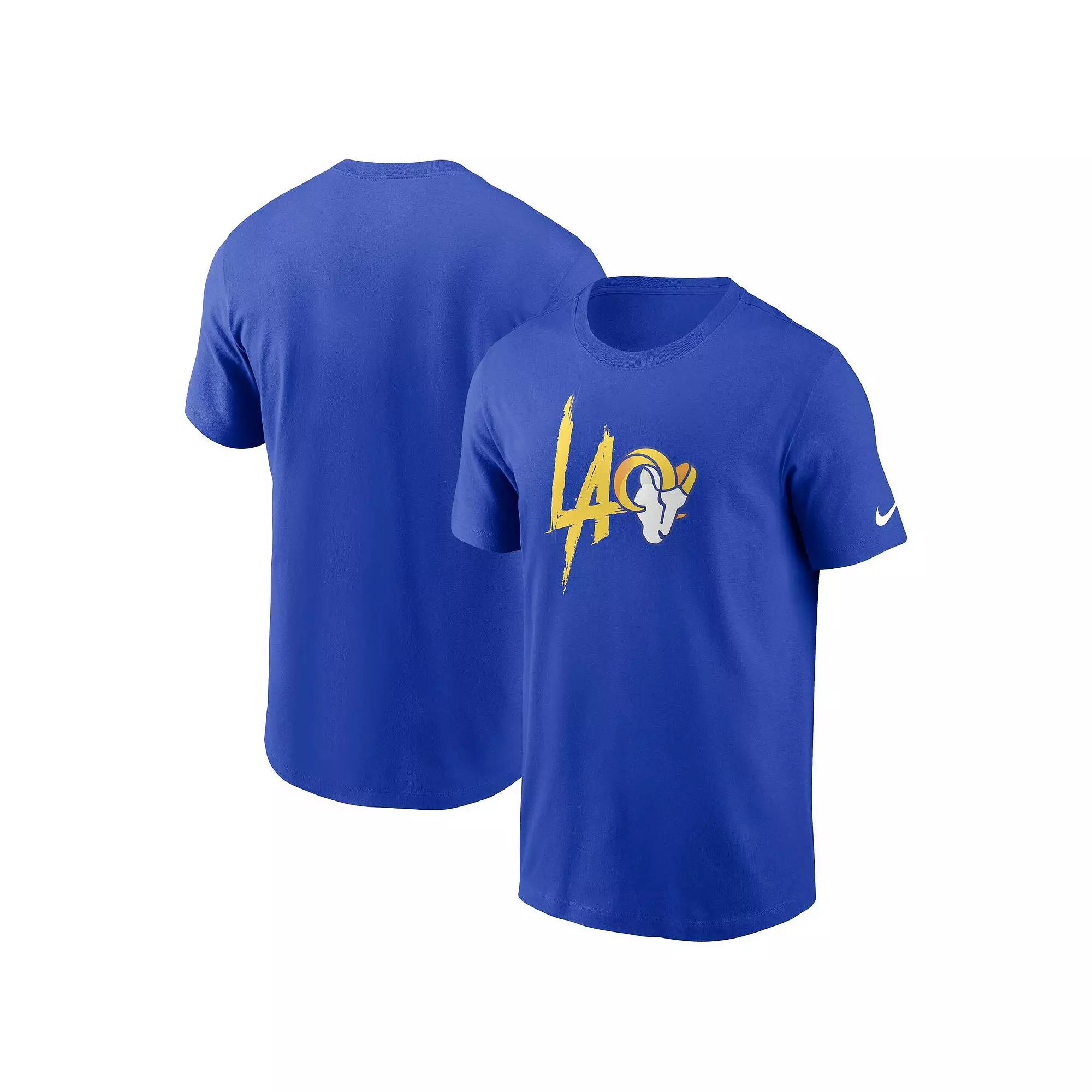 Men's Nike Royal Los Angeles Rams Local Essential T-Shirt, Size: 2XL, Blue Product Image