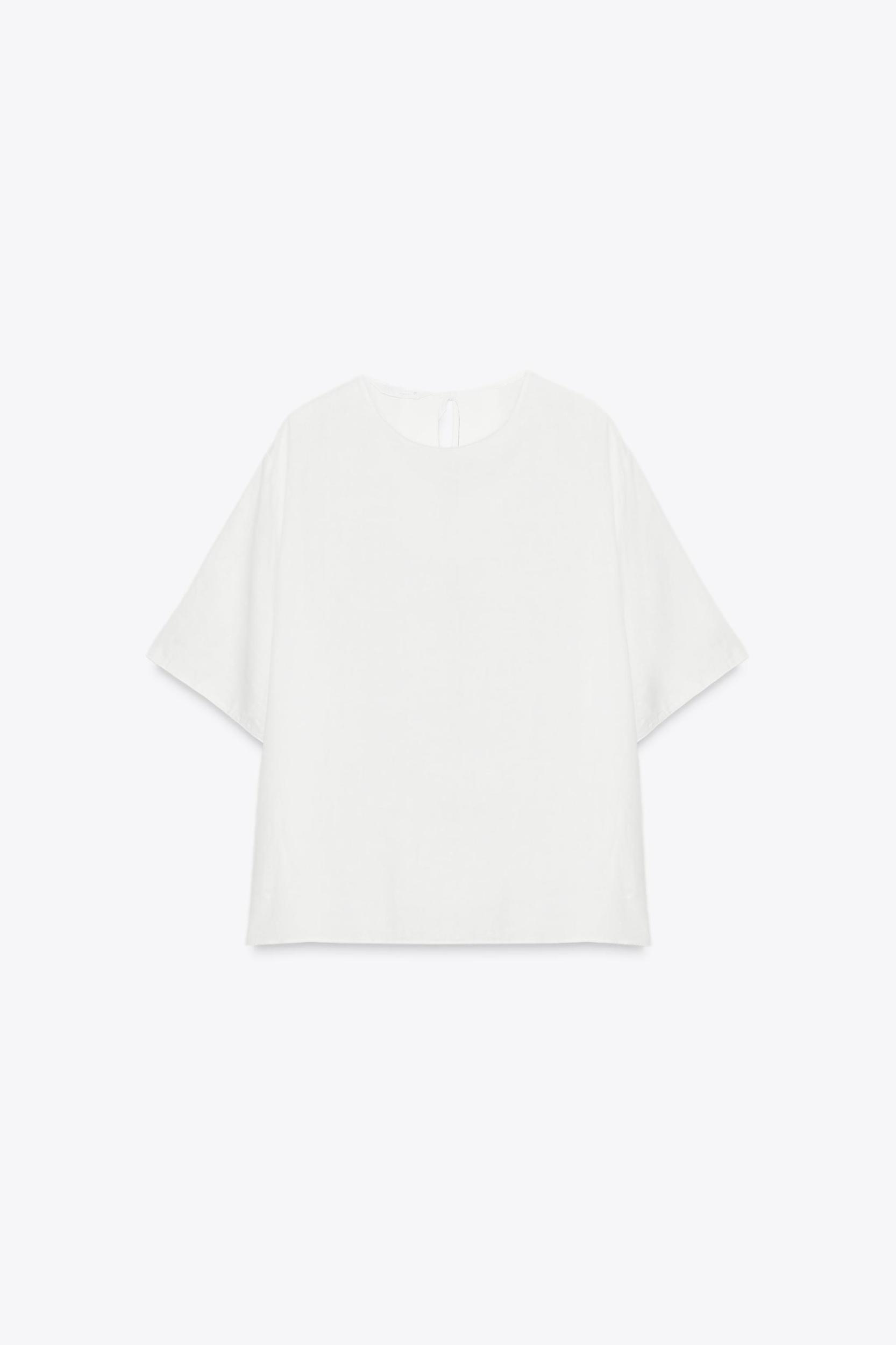 ZW COLLECTION LINEN TIE TOP Product Image