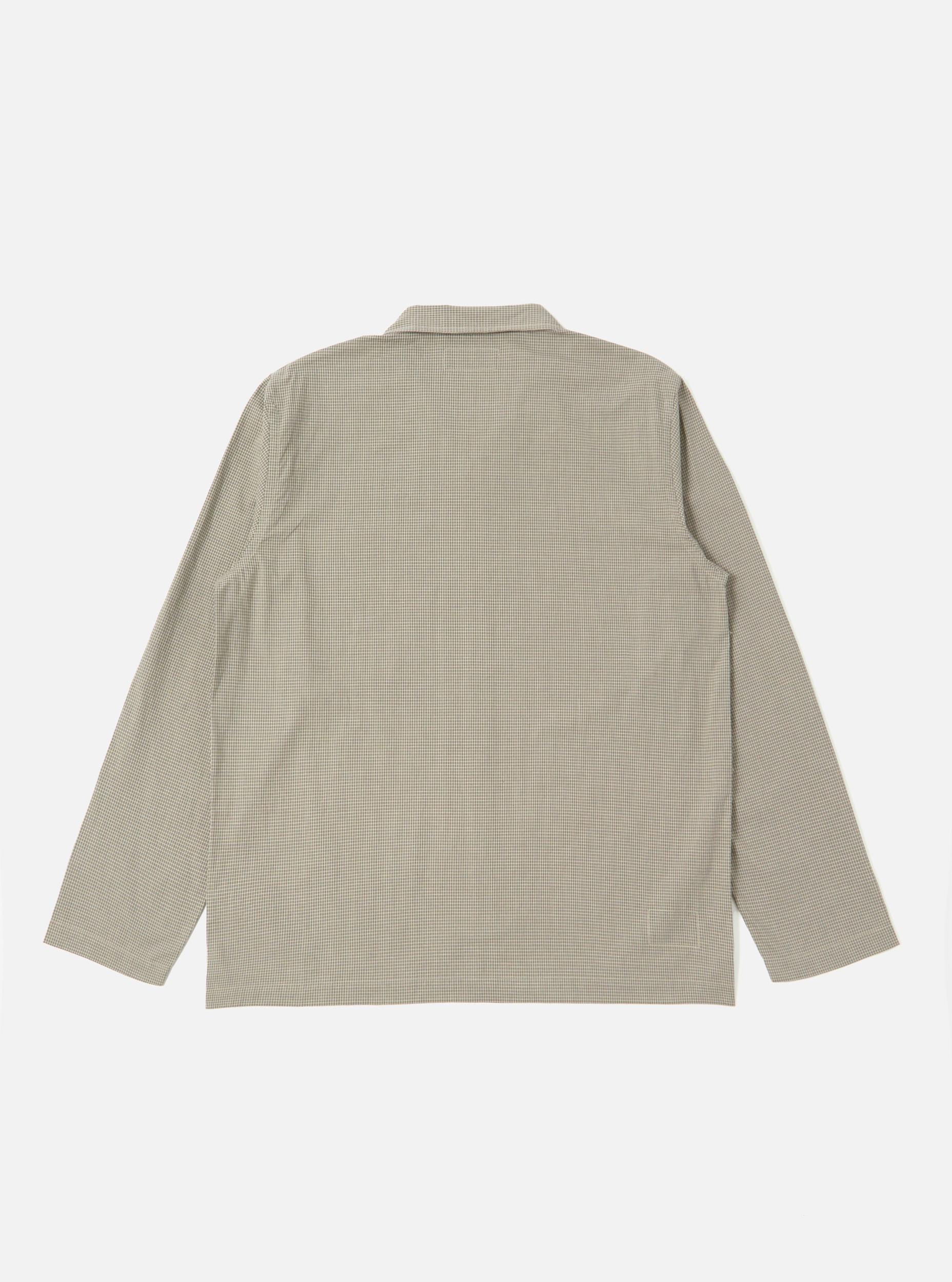 Green Tiny Check Long Pyjama Set Product Image