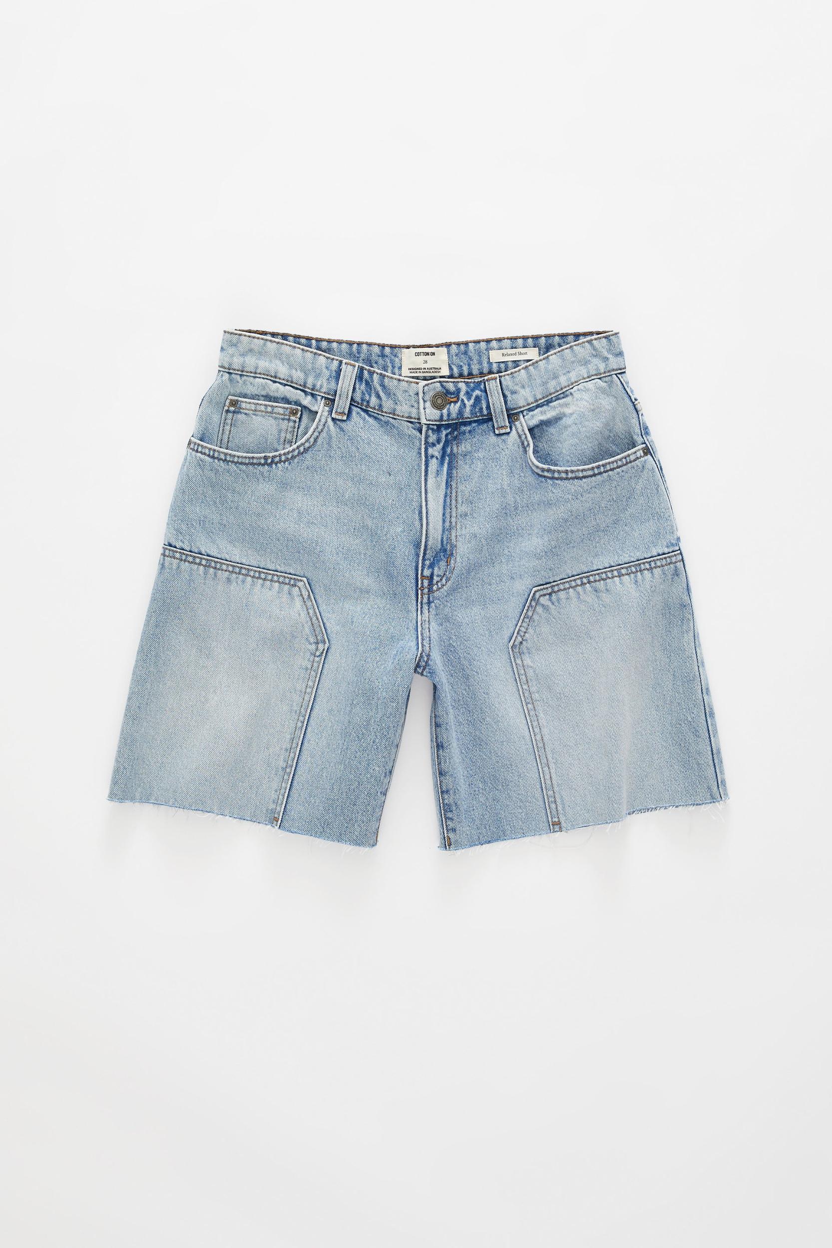 Relaxed Denim Short Product Image