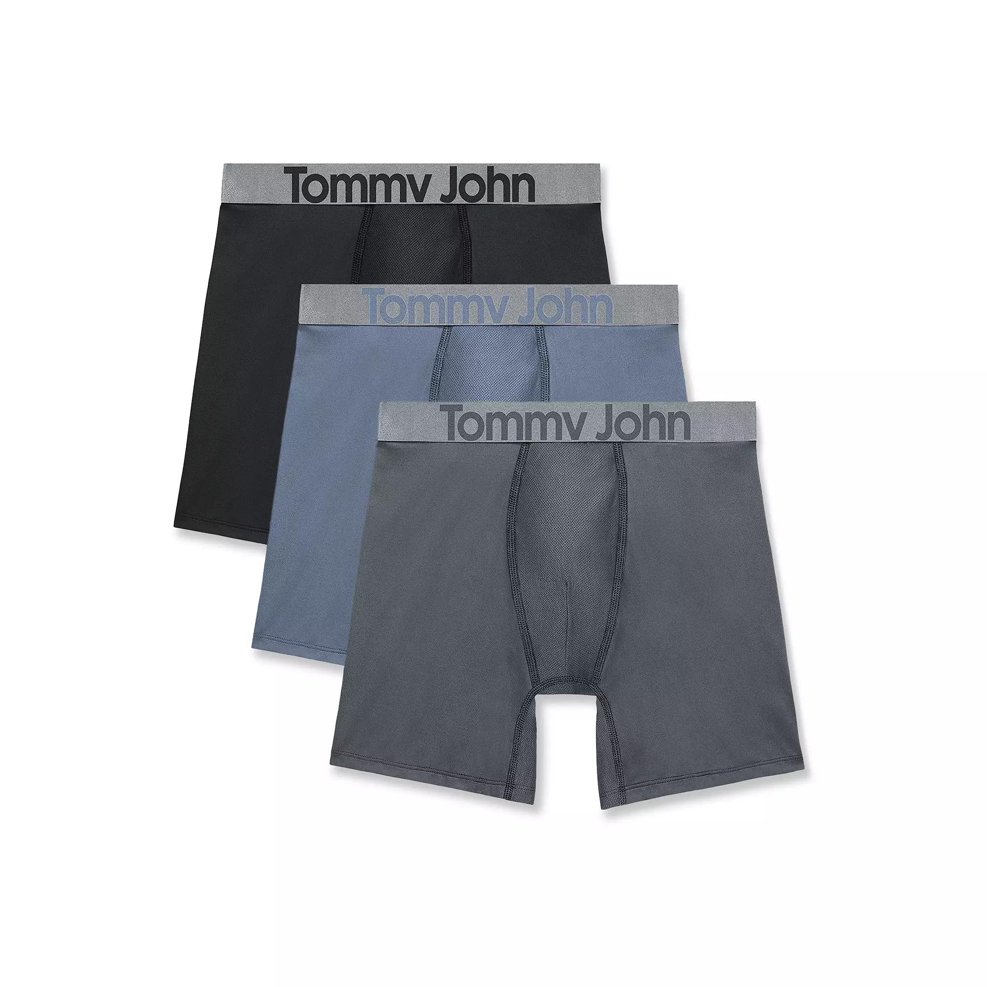 Mens Tommy John 3-Pack Sport Boxer Briefs Product Image