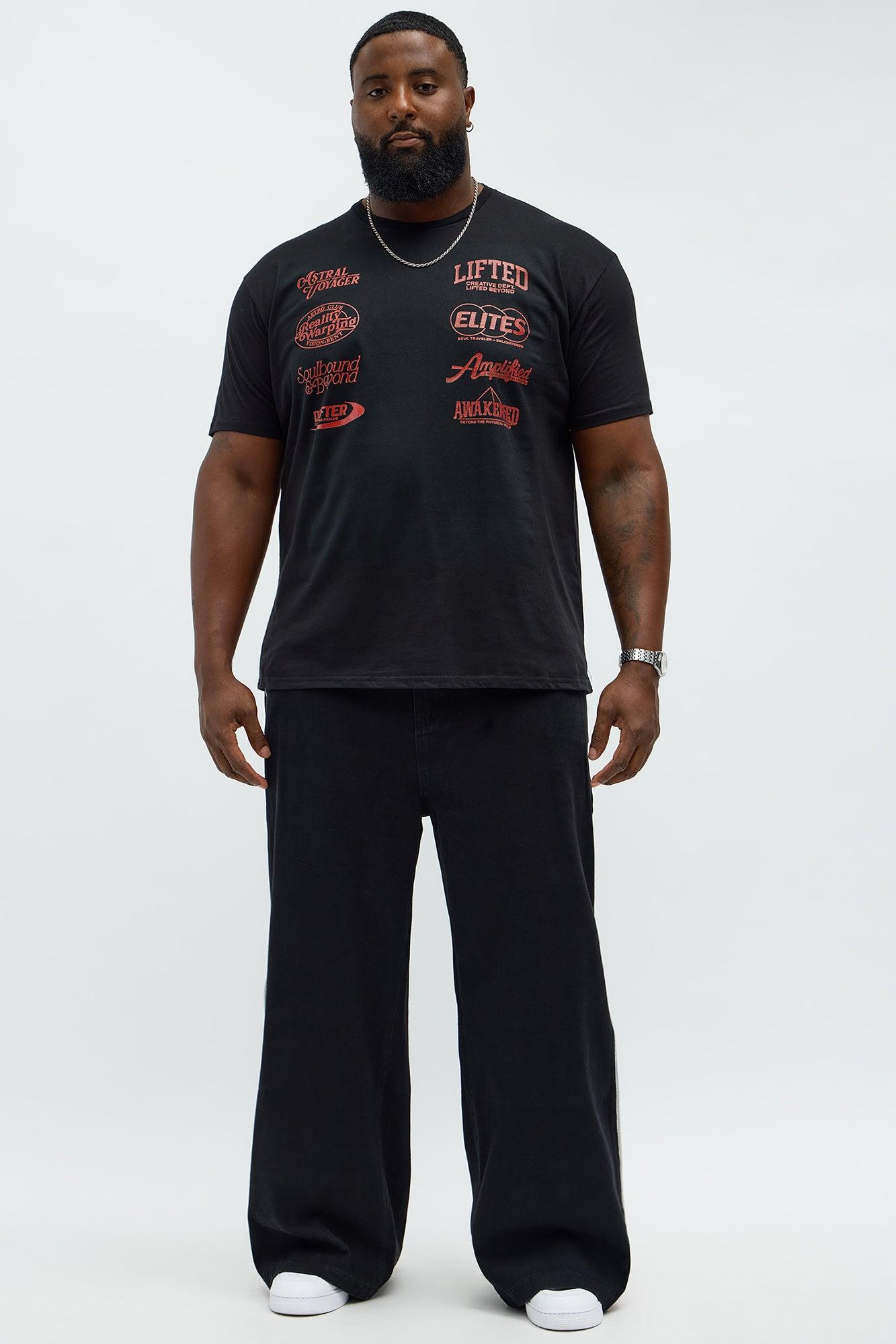 Lifted Soul Short Sleeve Tee - Black Male Product Image