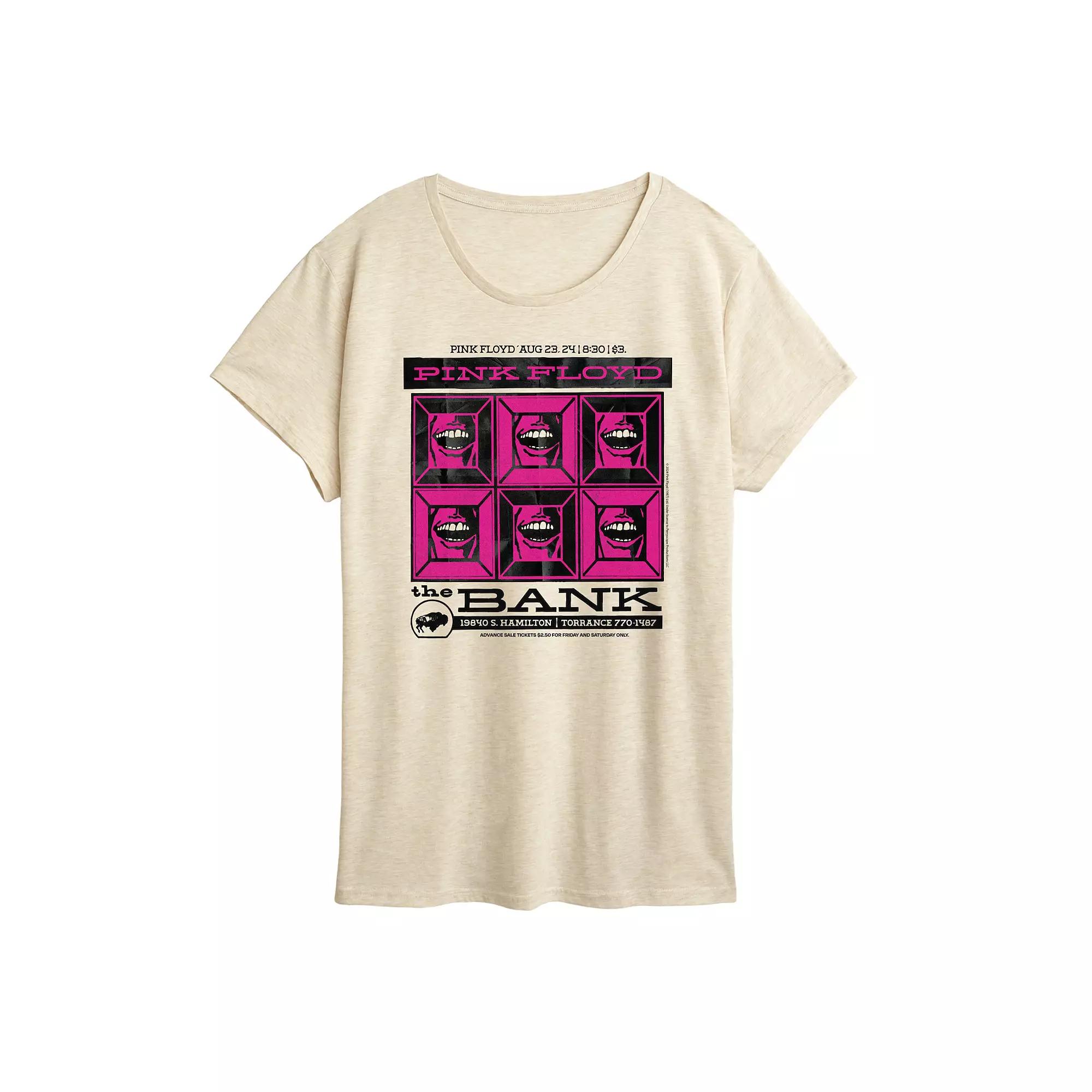 Women's Pink Floyd The Bank Poster Graphic Tee,  Product Image