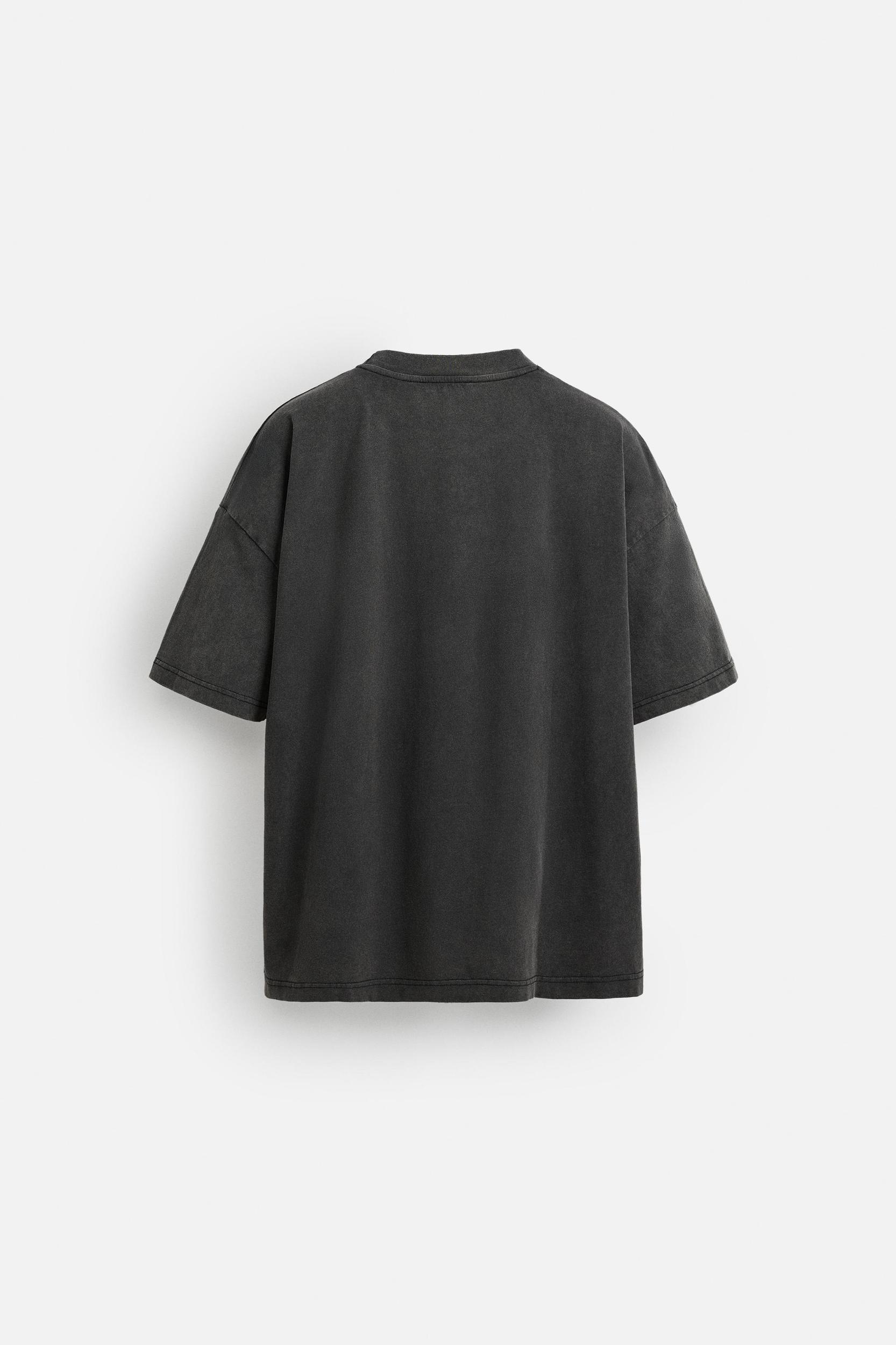 WASHED PRINT T-SHIRT Product Image