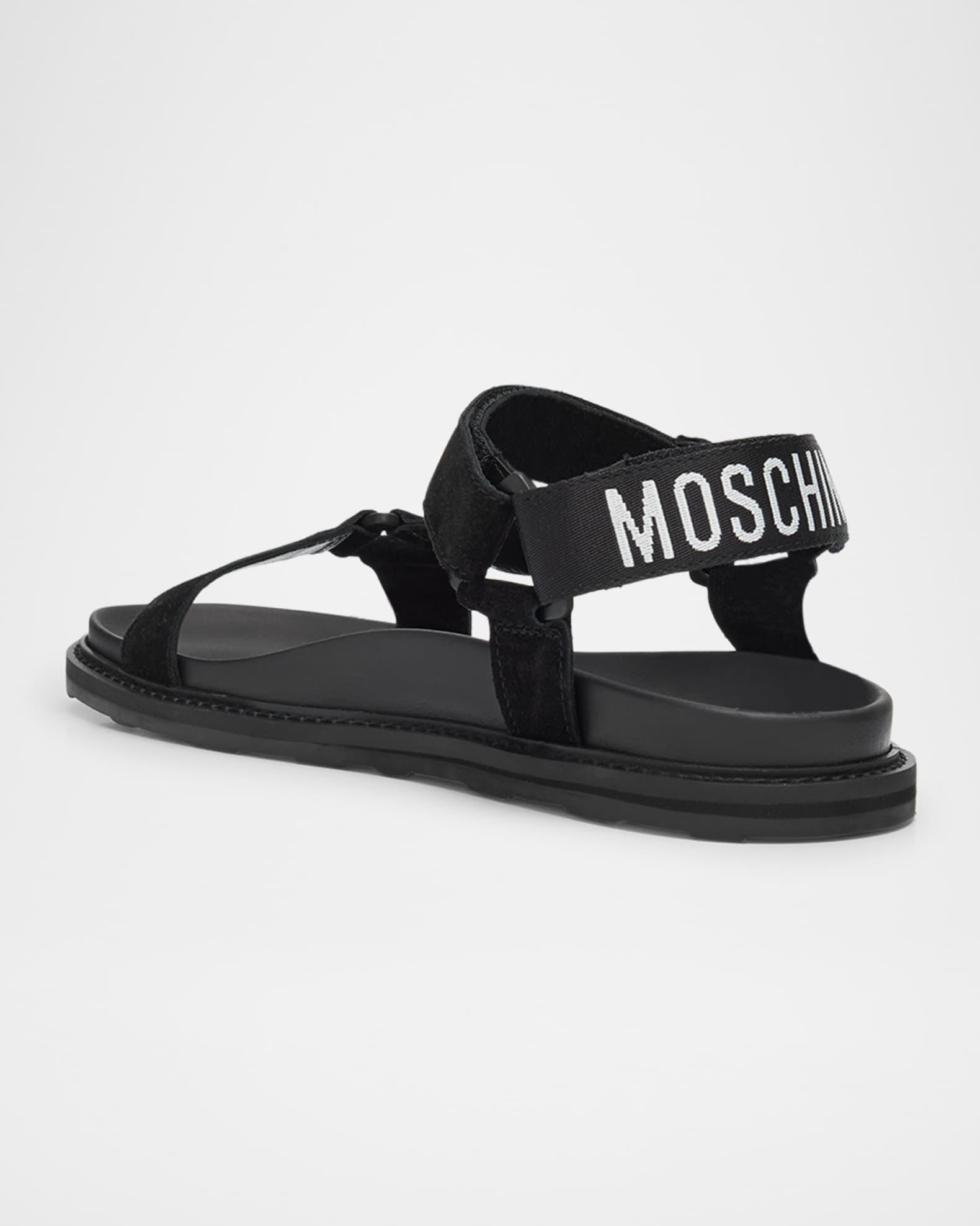 Men's Leather and Suede Sandals Product Image