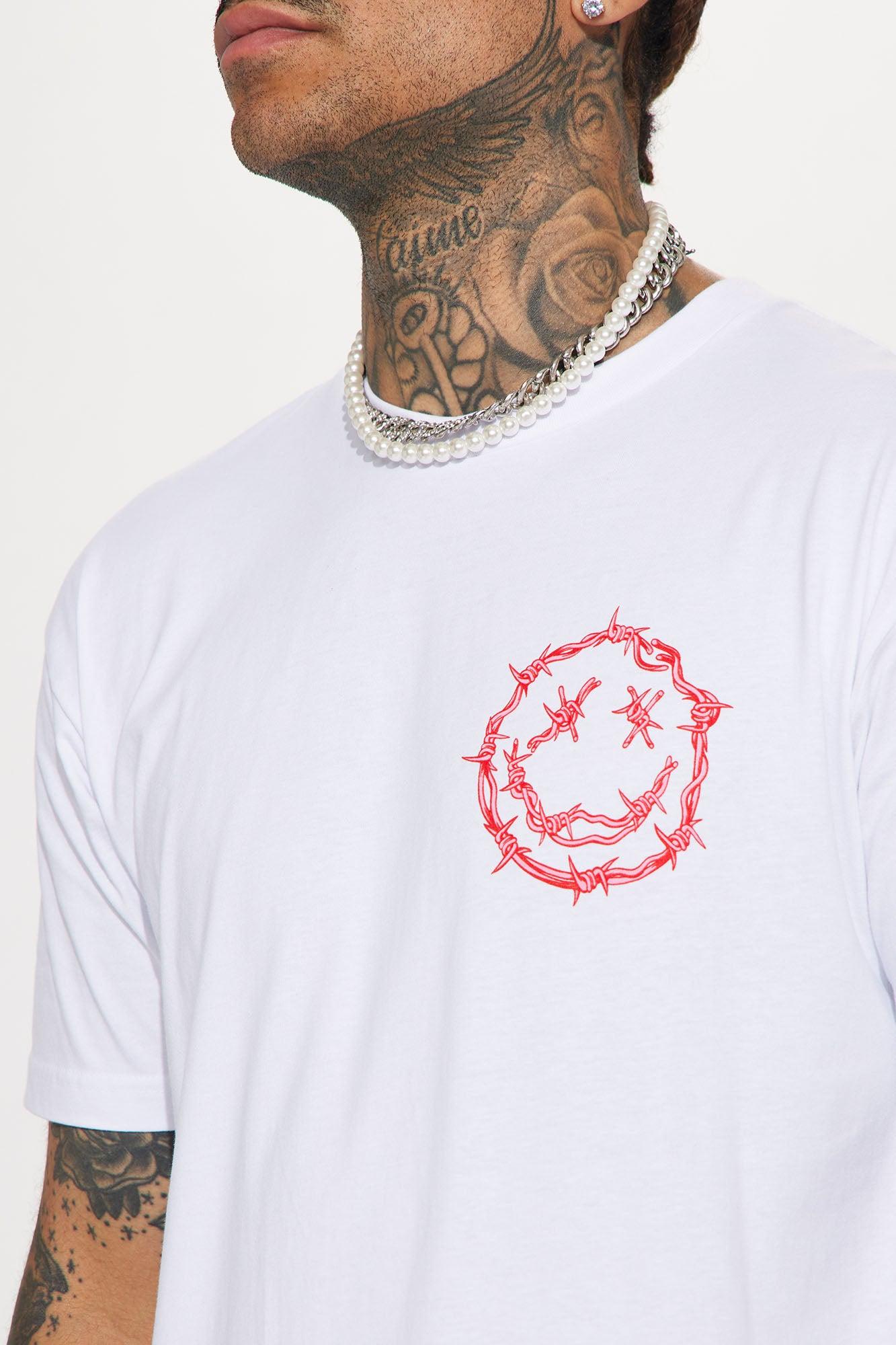 Strong Smiles Short Sleeve Tee - White Product Image