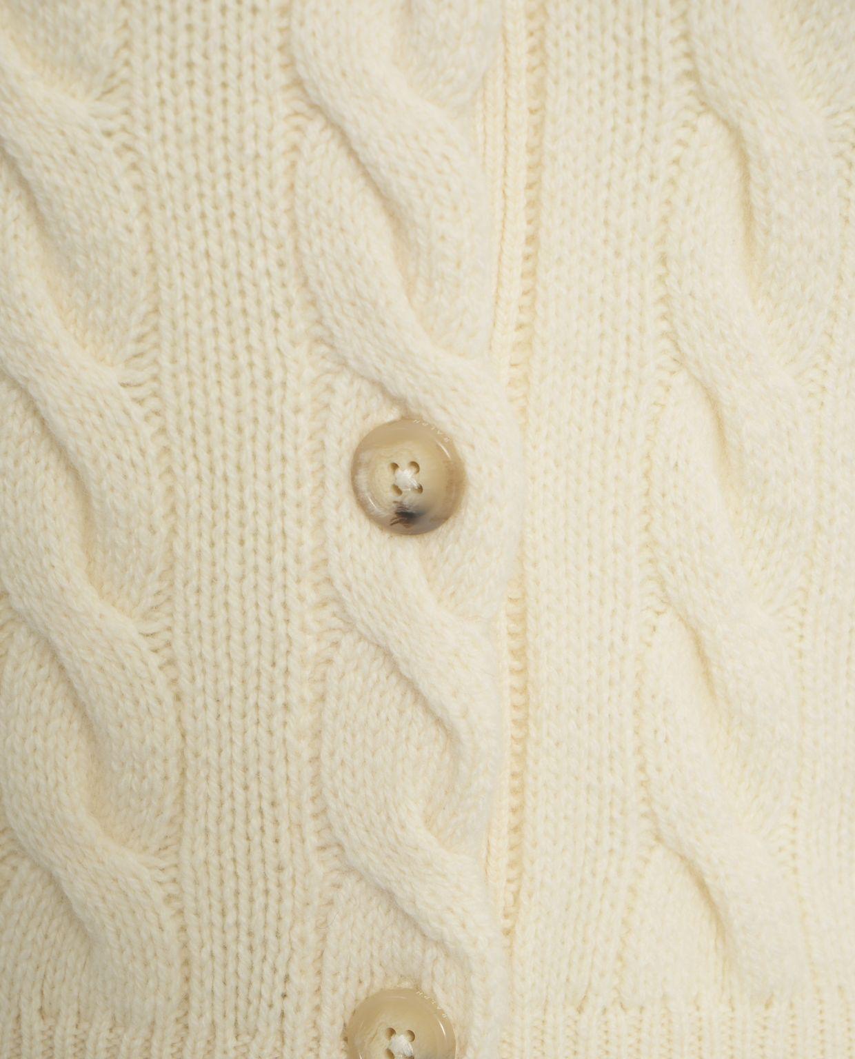 Cardigan with cable knit pattern Product Image