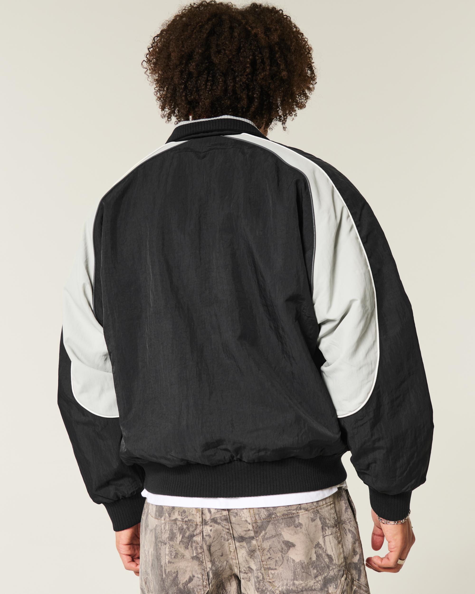 Lined NYC Graphic Track Jacket Product Image