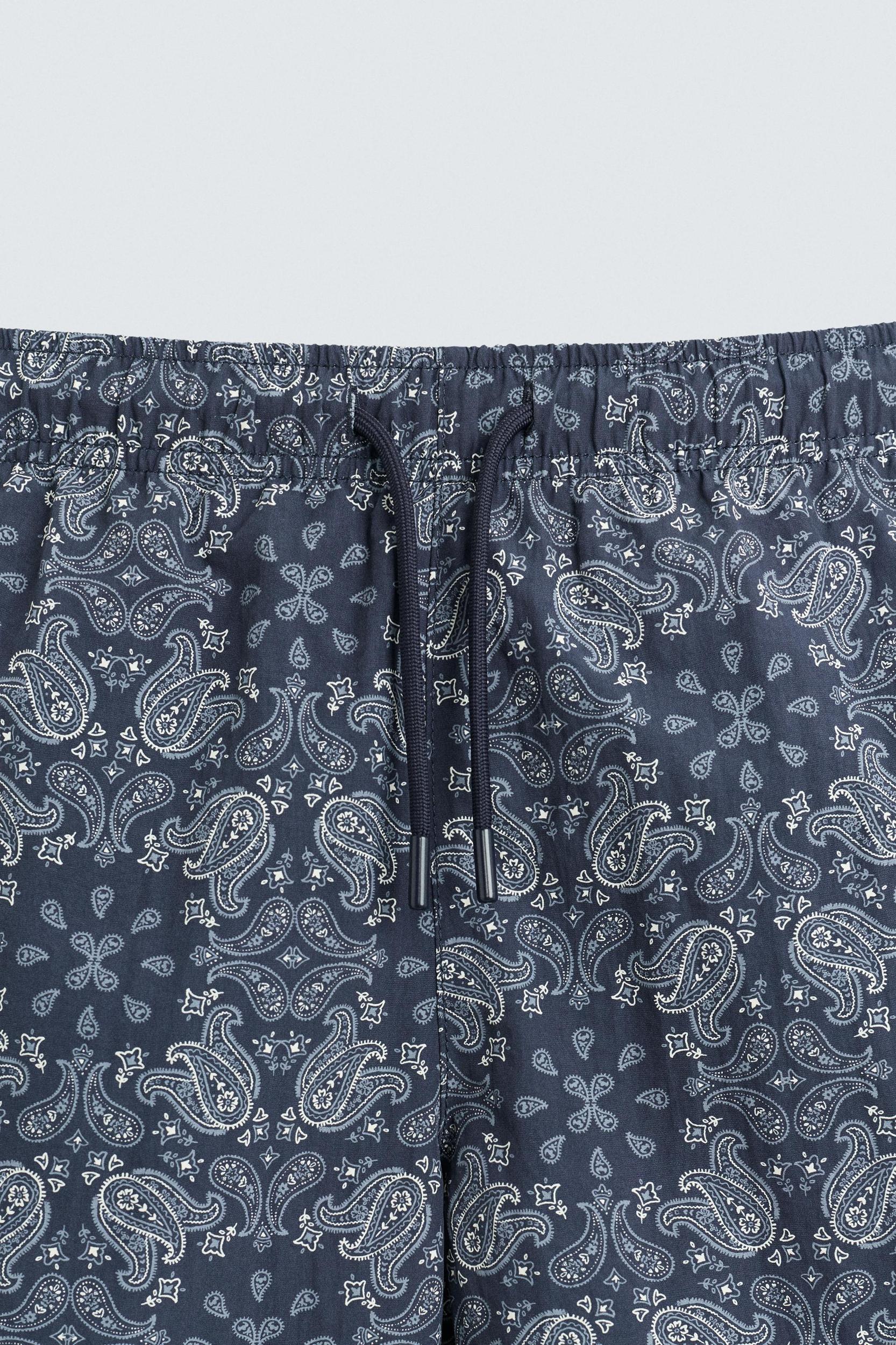 PAISLEY PRINT MID-LENGTH SWIMSUIT Product Image