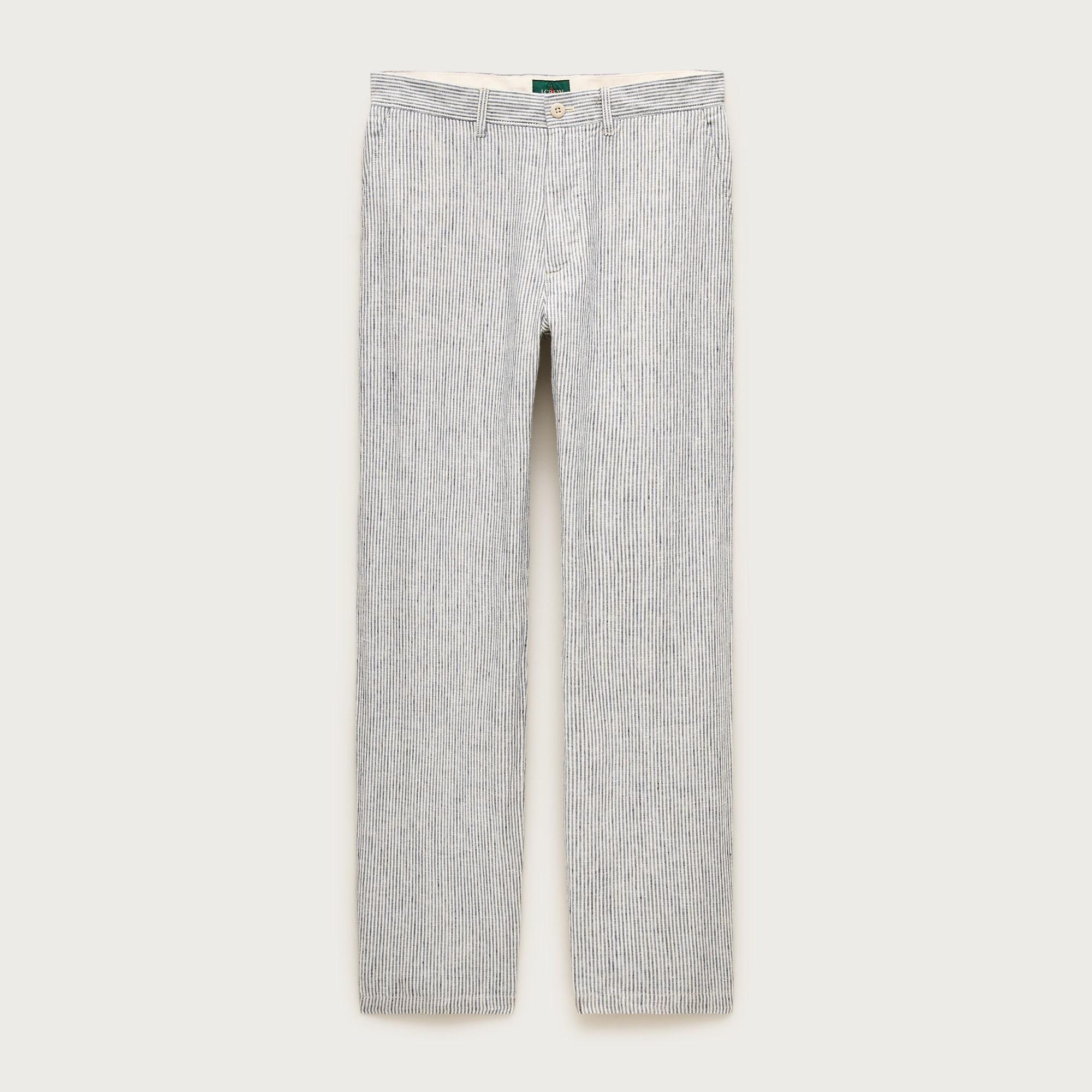 Classic-fit linen trouser Product Image