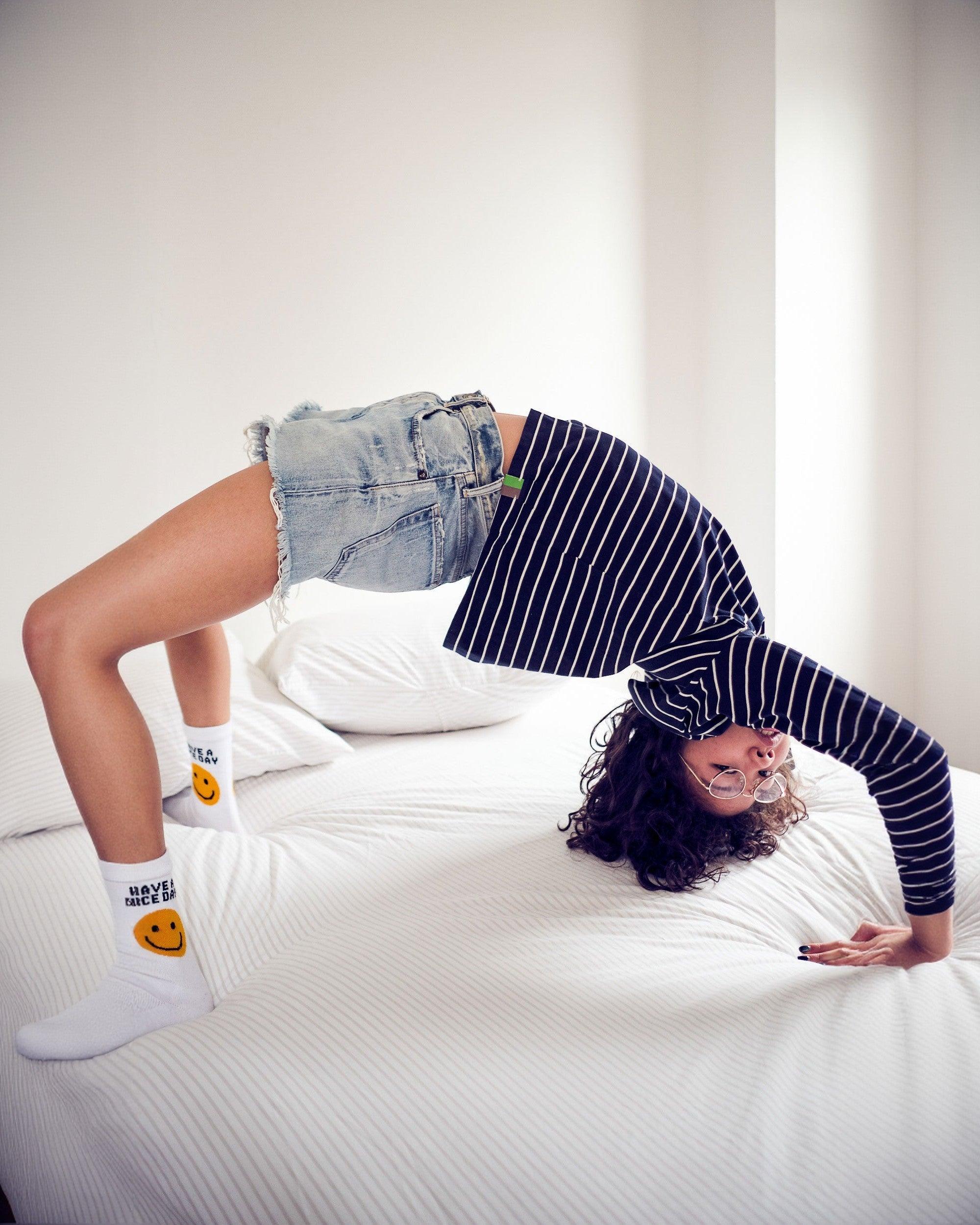 The Women's Take Out Sock - White Female Product Image