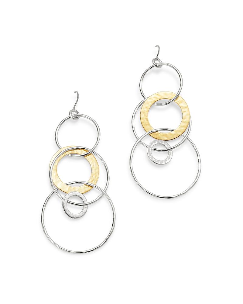 Womens Classico Jumbo Chimera Two-Tone Hammered Jet Set Earrings Product Image