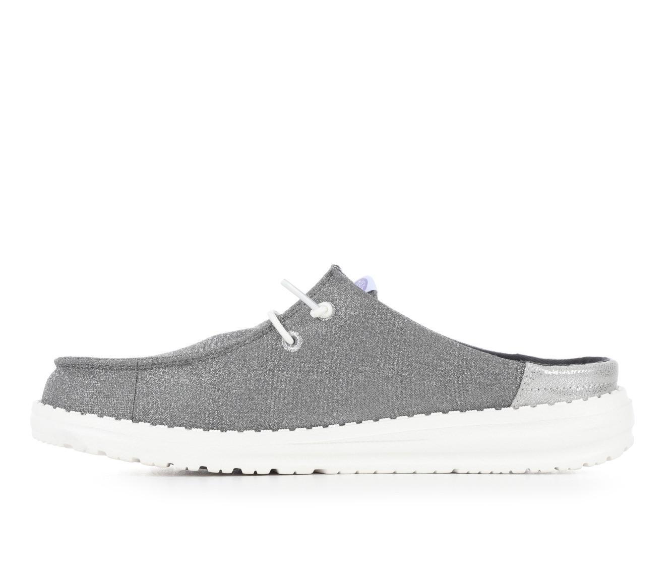 Women's HEYDUDE Wendy Slip Metallic Sparkle Casual Shoes Product Image