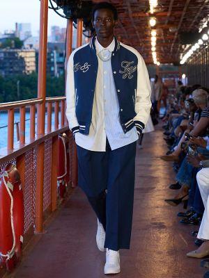 Oversized Fit Mix Stripe Poplin Shirt Product Image