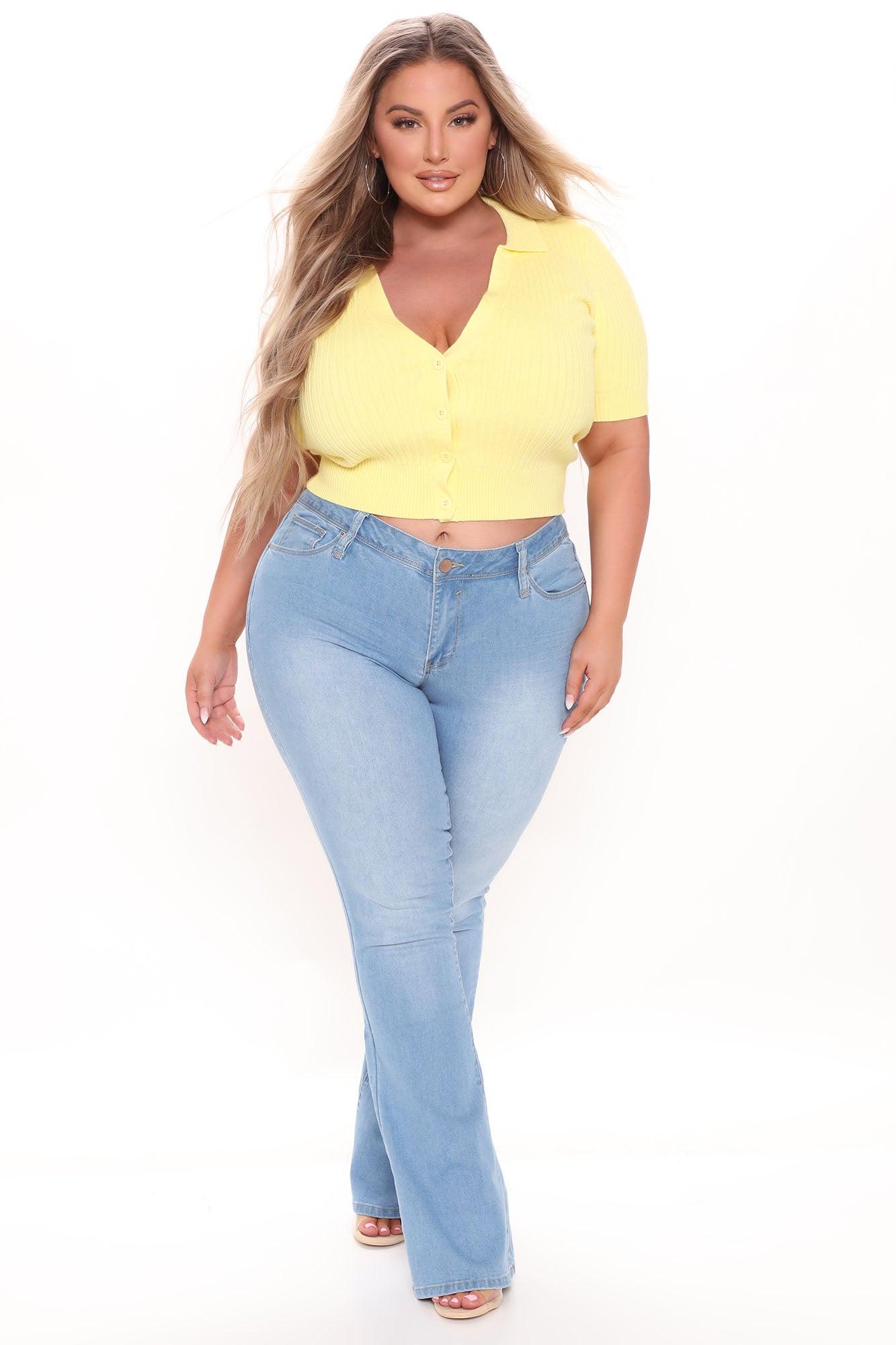 Jodie High Rise Flare Jeans - Light Blue Wash Product Image