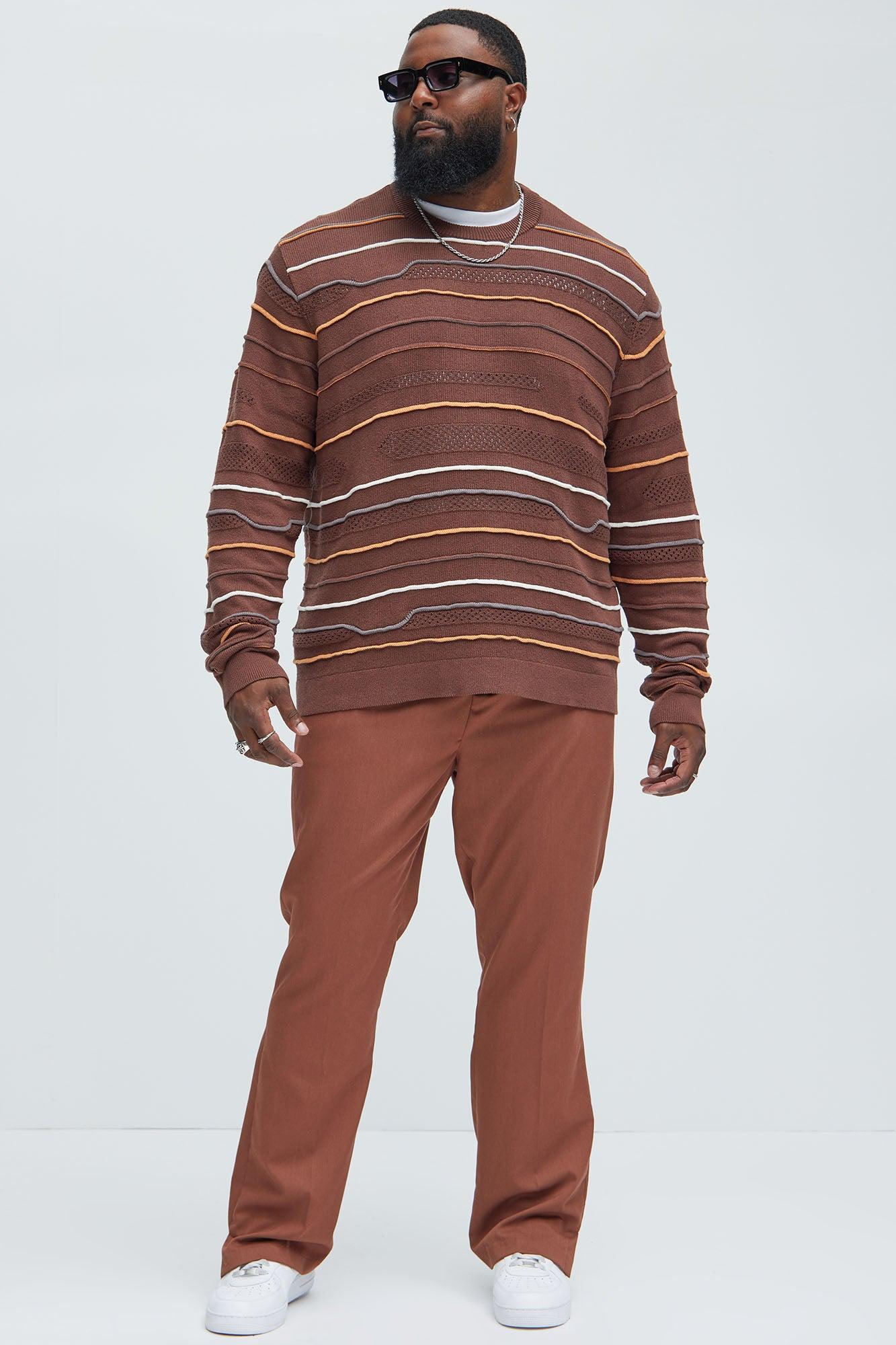 Dreamer Crewneck Sweater - Brown/combo Product Image