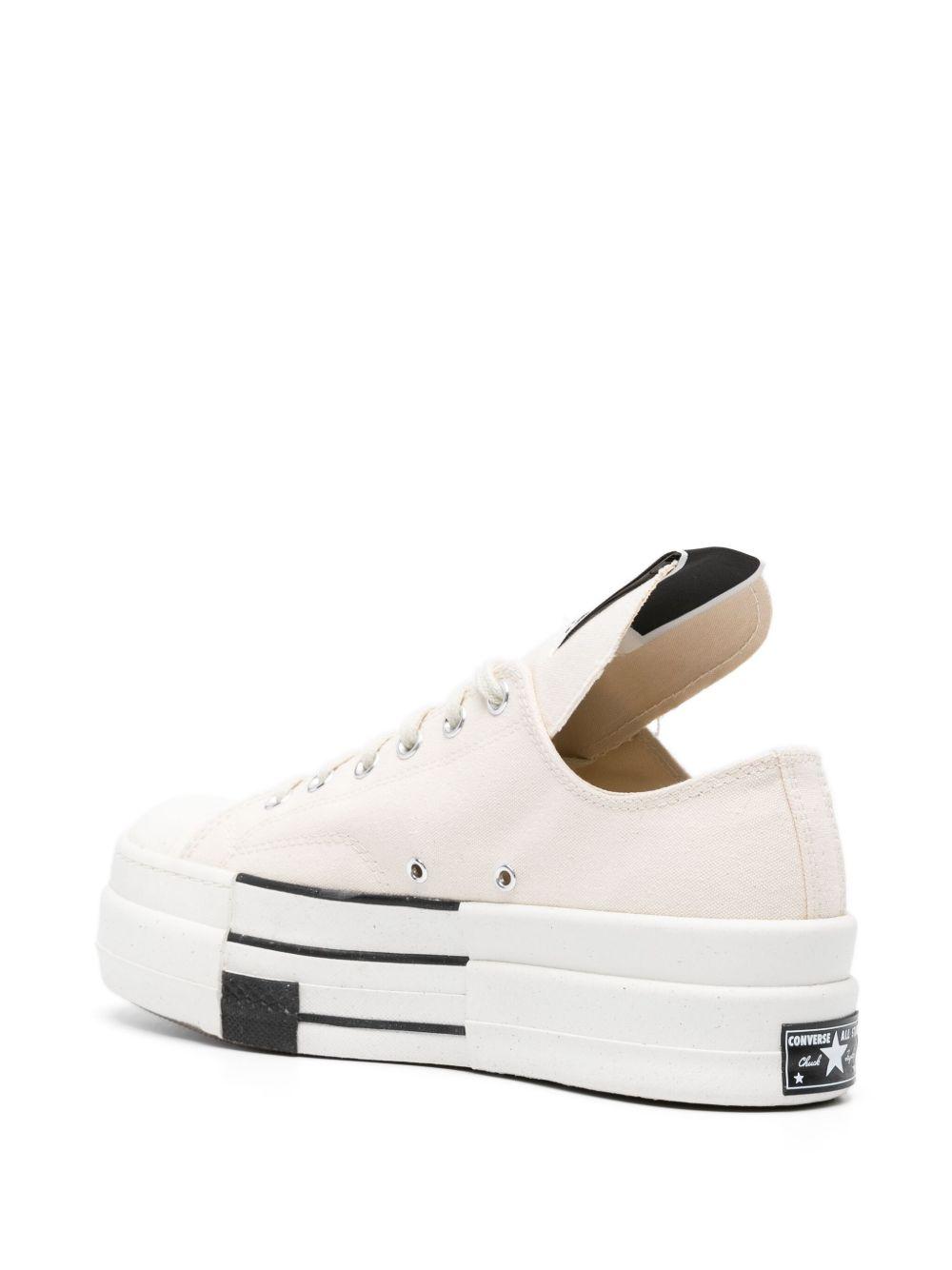 x DRKSHDW oversized-tongue lace-up sneakers Product Image