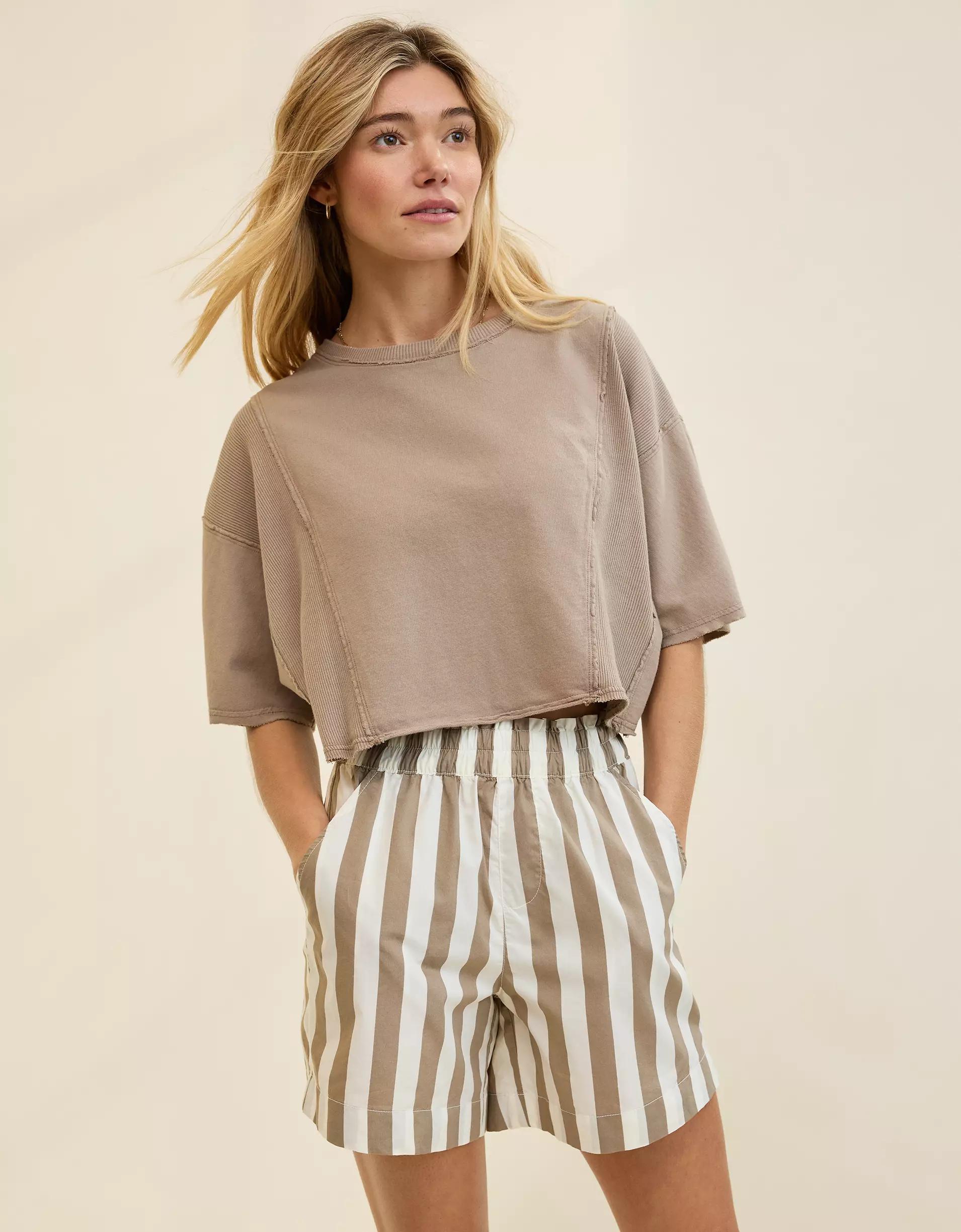 Aerie Let Loose Fleece T-Shirt Product Image